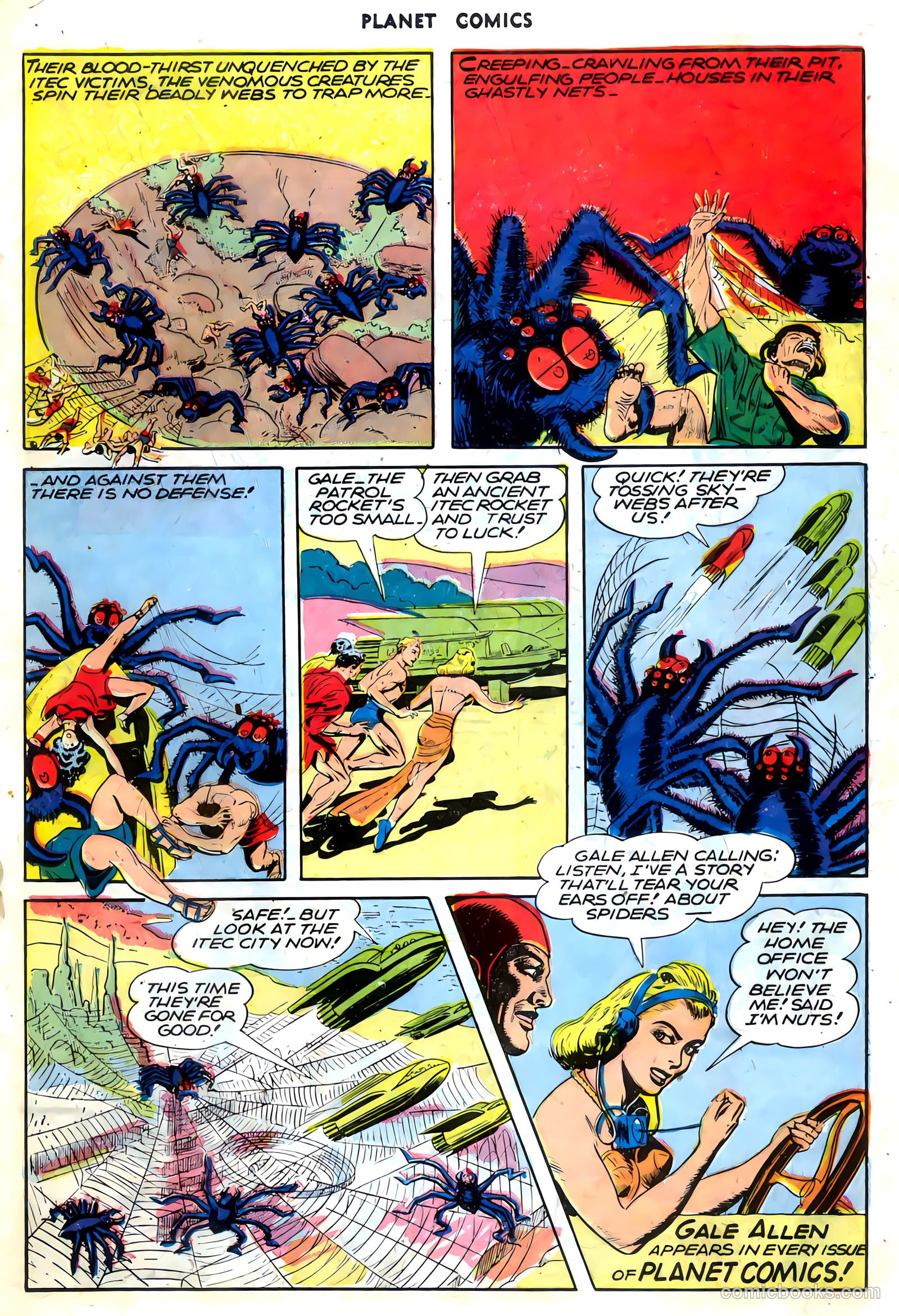 Planet Comics #41 (1946, Fiction House) — page 19 of 52
