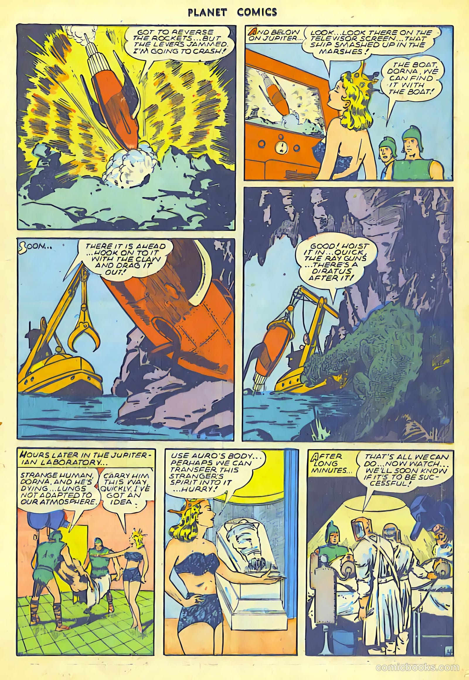 Planet Comics #41 (1946, Fiction House) — page 23 of 52