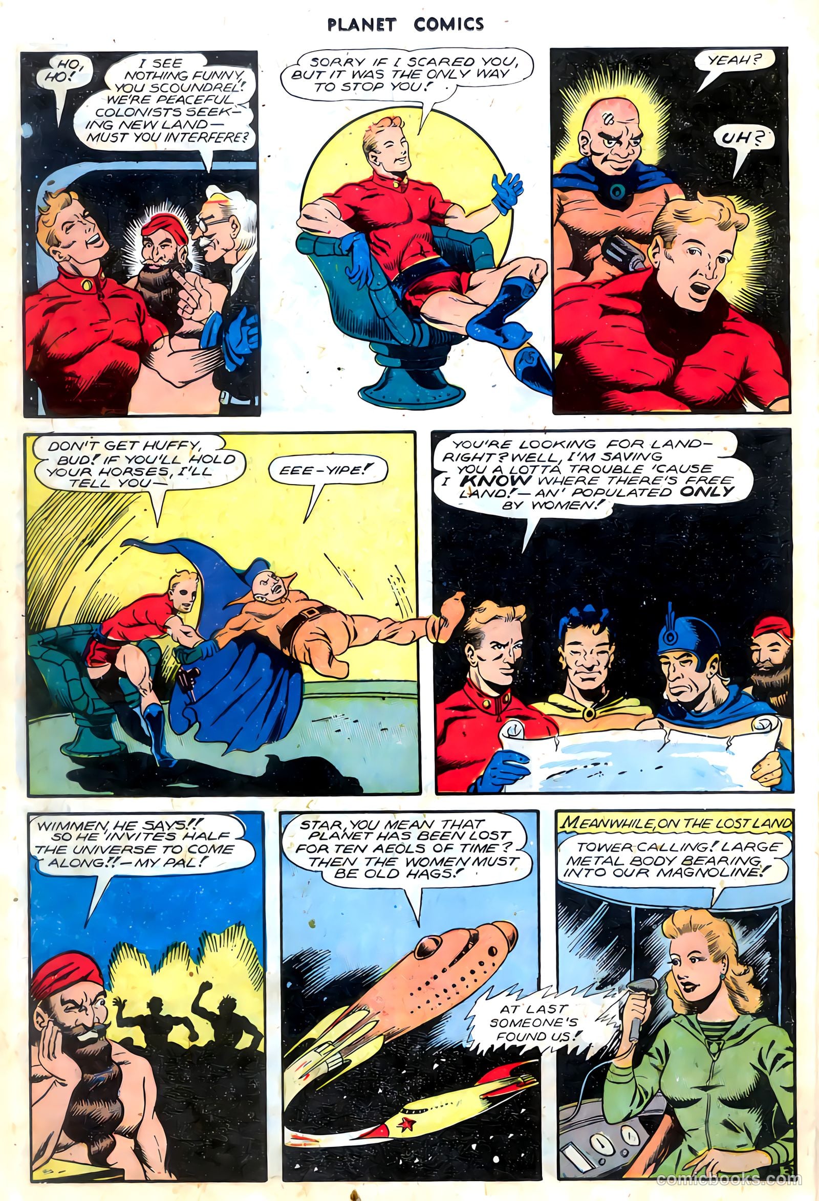 Planet Comics #41 (1946, Fiction House) — page 30 of 52