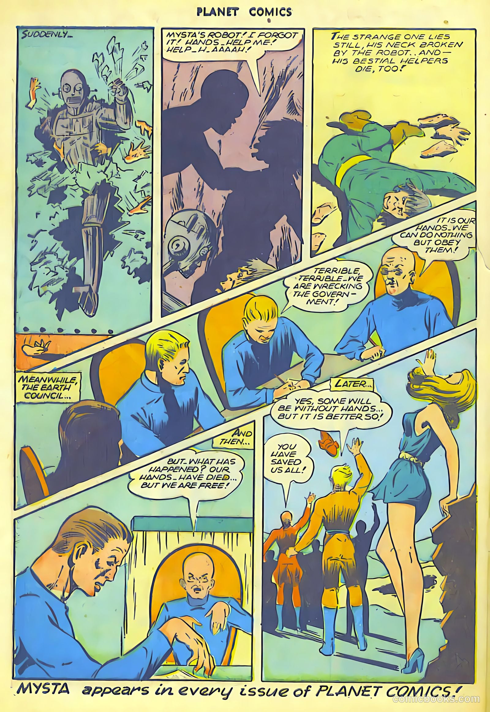 Planet Comics #41 (1946, Fiction House) — page 42 of 52