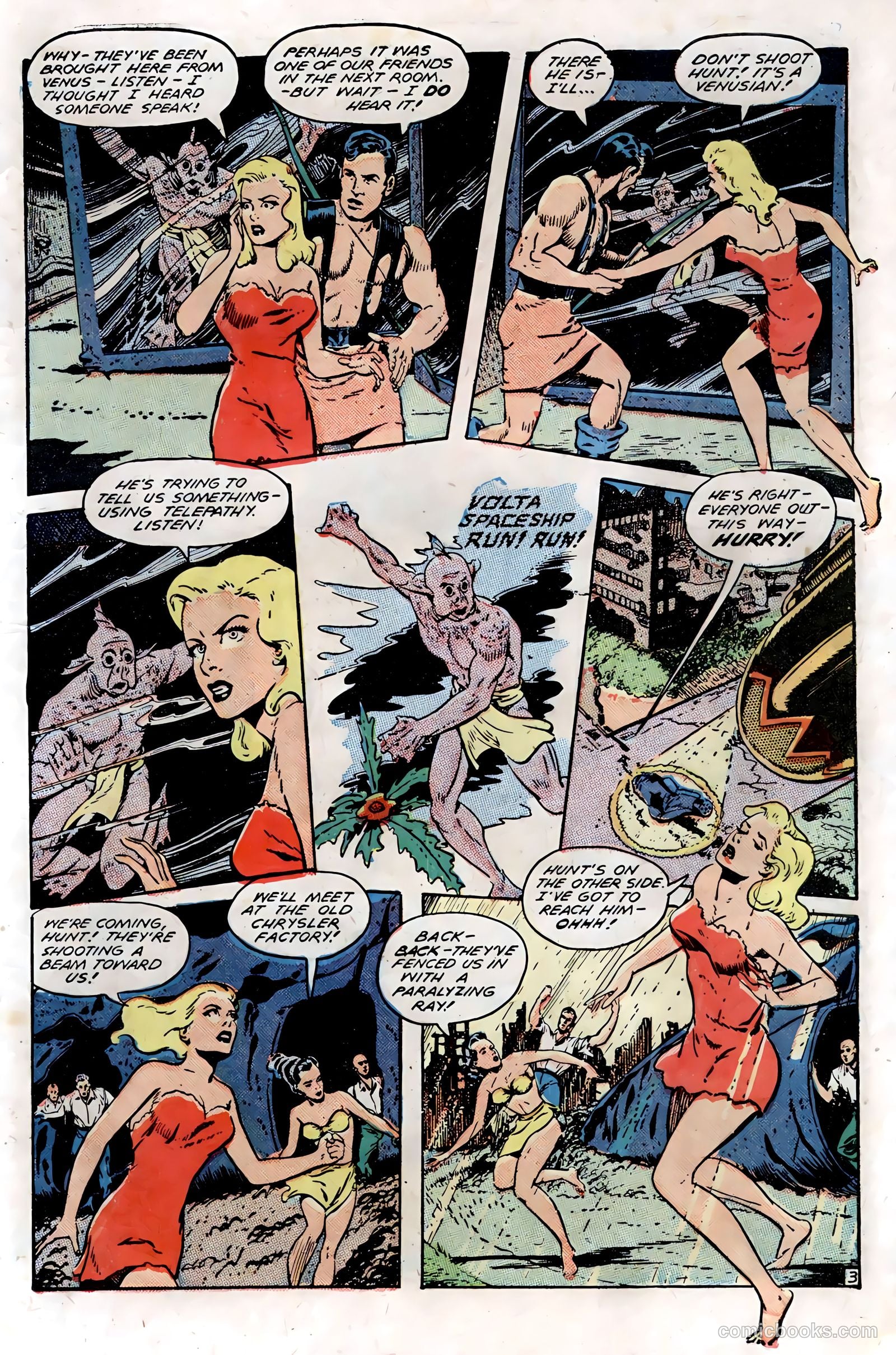 Planet Comics #53 (1948, Love Romances Pub. Co., Inc.) — page 5 of 52