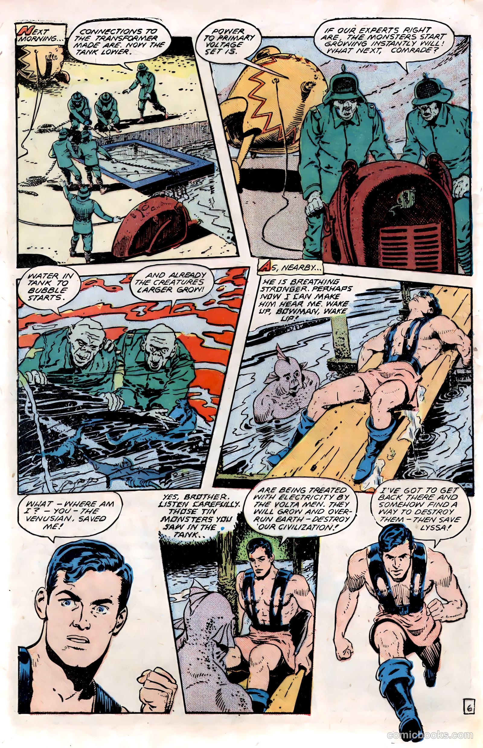 Planet Comics #53 (1948, Love Romances Pub. Co., Inc.) — page 8 of 52
