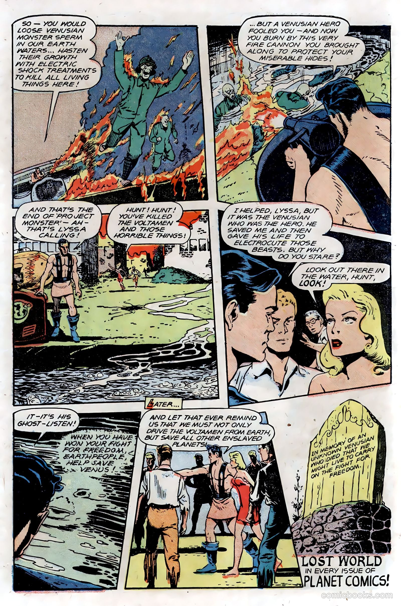 Planet Comics #53 (1948, Love Romances Pub. Co., Inc.) — page 12 of 52