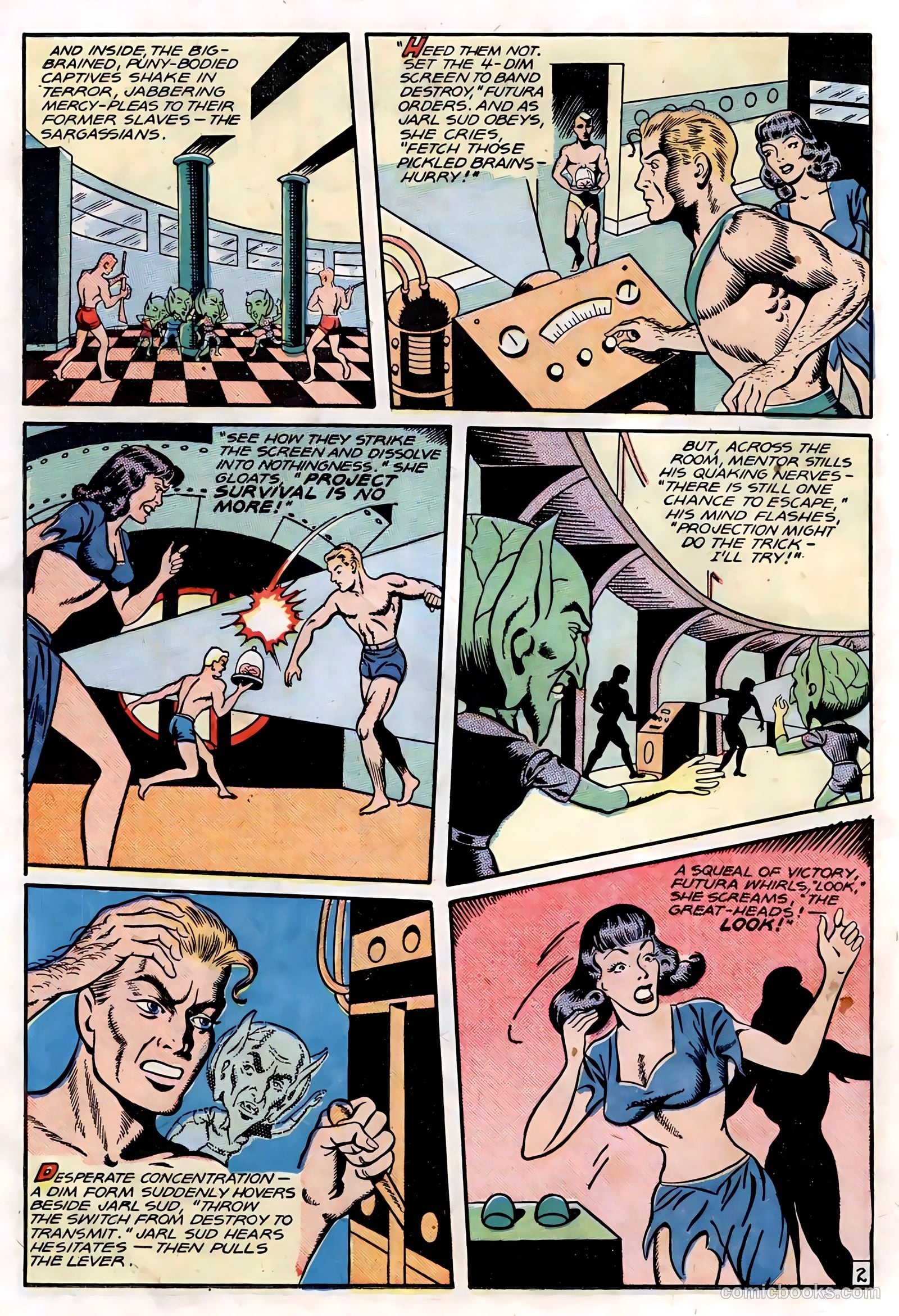 Planet Comics #53 (1948, Love Romances Pub. Co., Inc.) — page 38 of 52