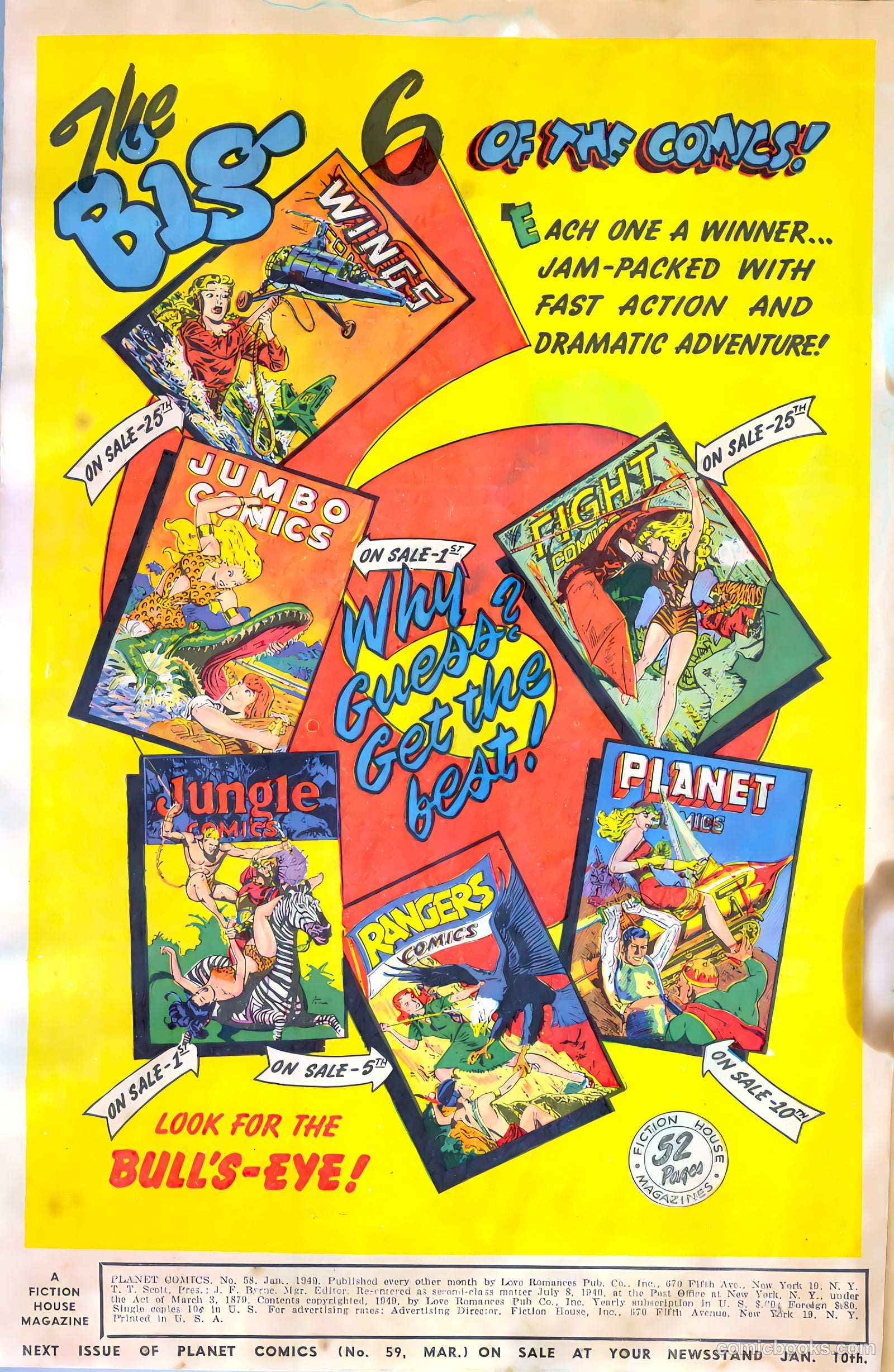 Planet Comics #58 (1949, Fiction House) — page 2 of 52