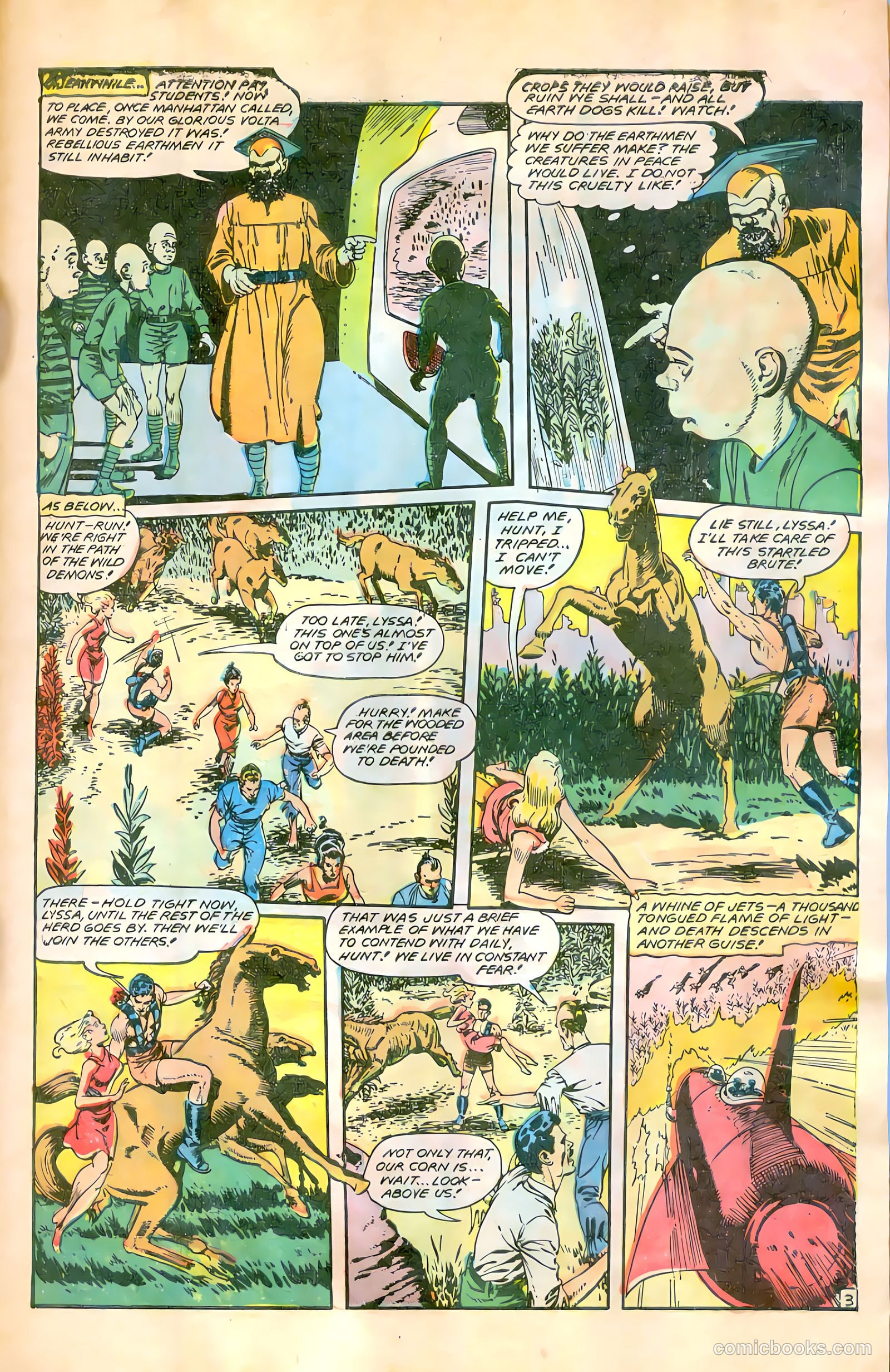 Planet Comics #58 (1949, Fiction House) — page 5 of 52