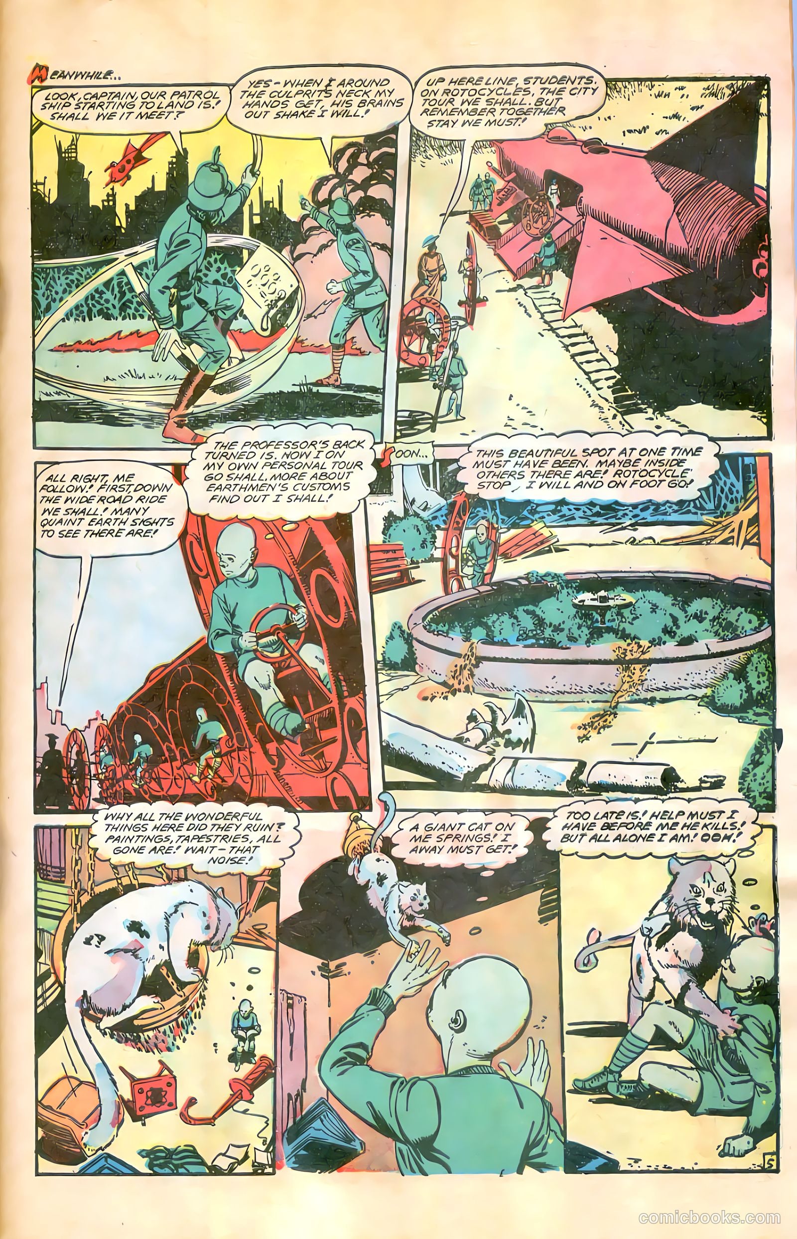 Planet Comics #58 (1949, Fiction House) — page 7 of 52