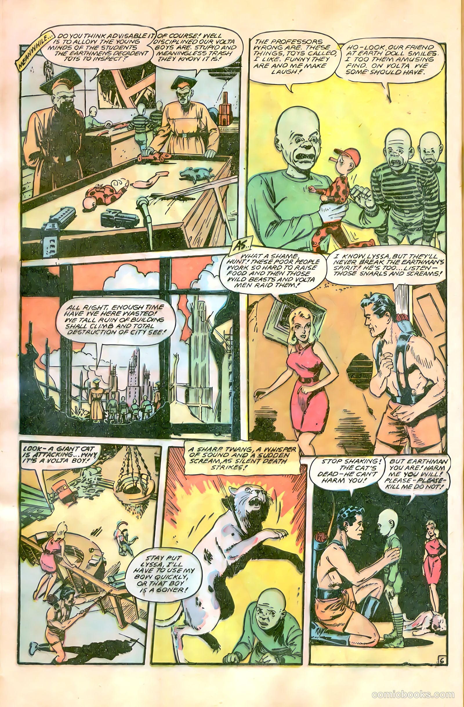 Planet Comics #58 (1949, Fiction House) — page 8 of 52