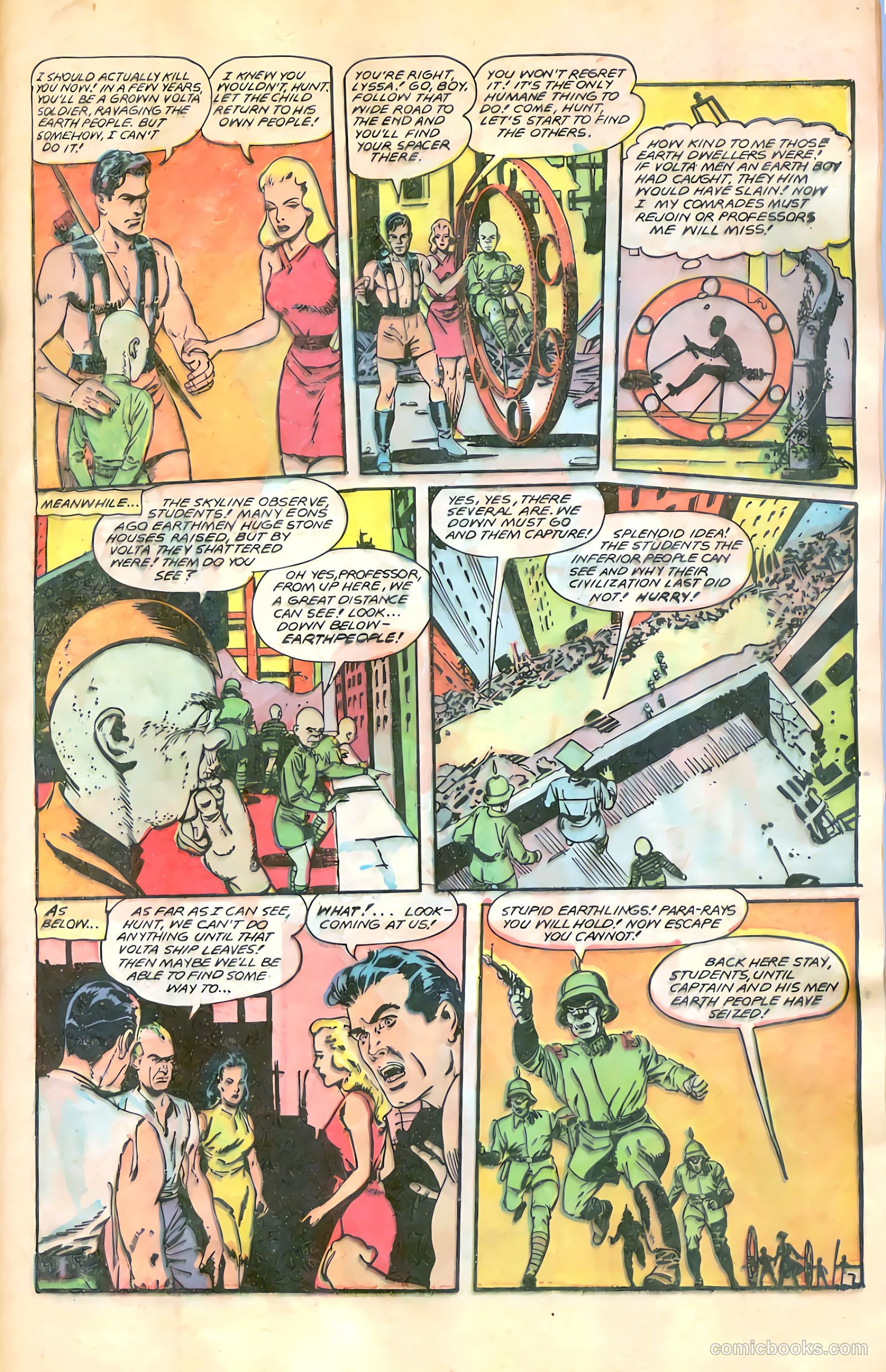 Planet Comics #58 (1949, Fiction House) — page 9 of 52
