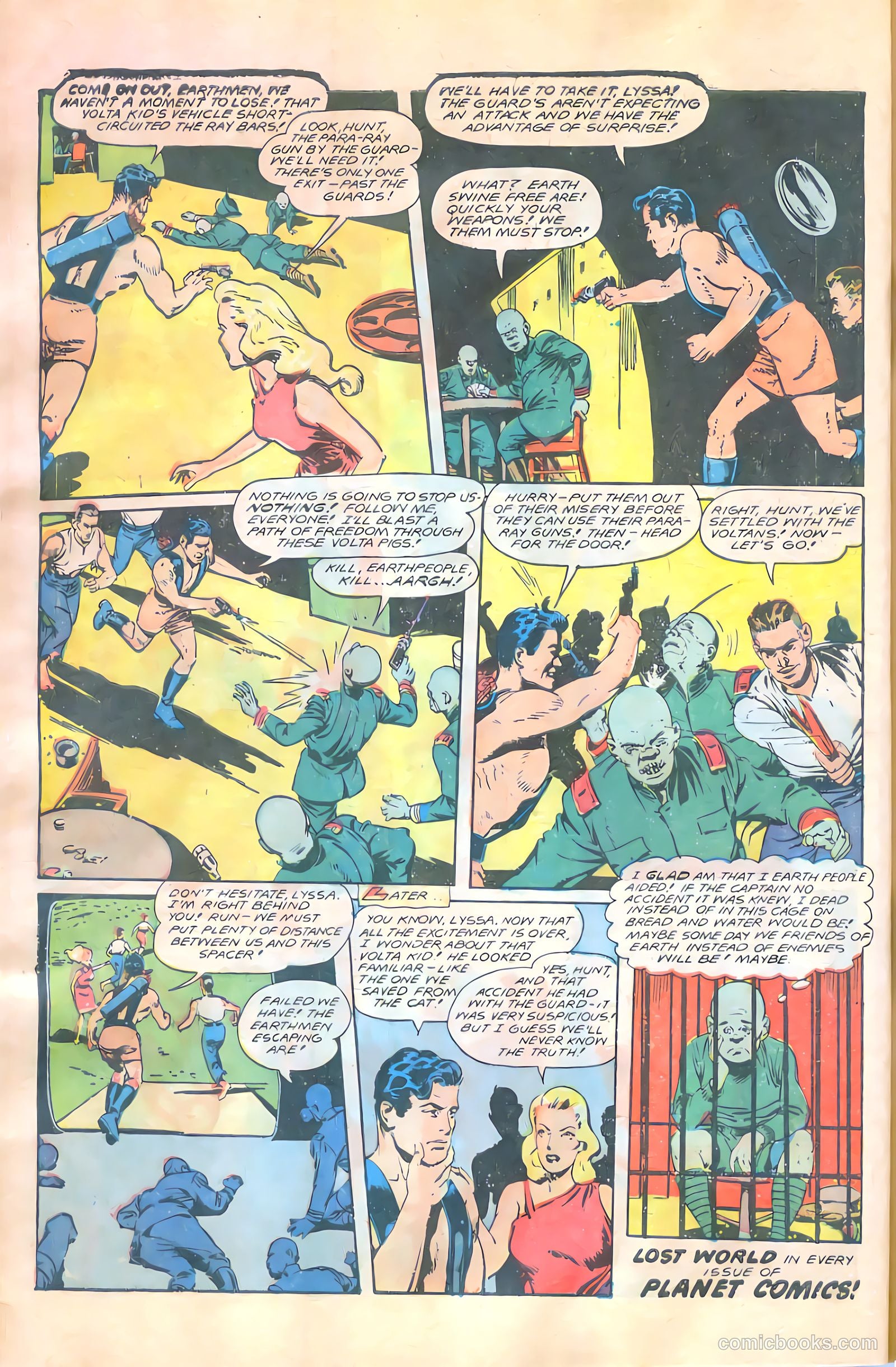 Planet Comics #58 (1949, Fiction House) — page 12 of 52