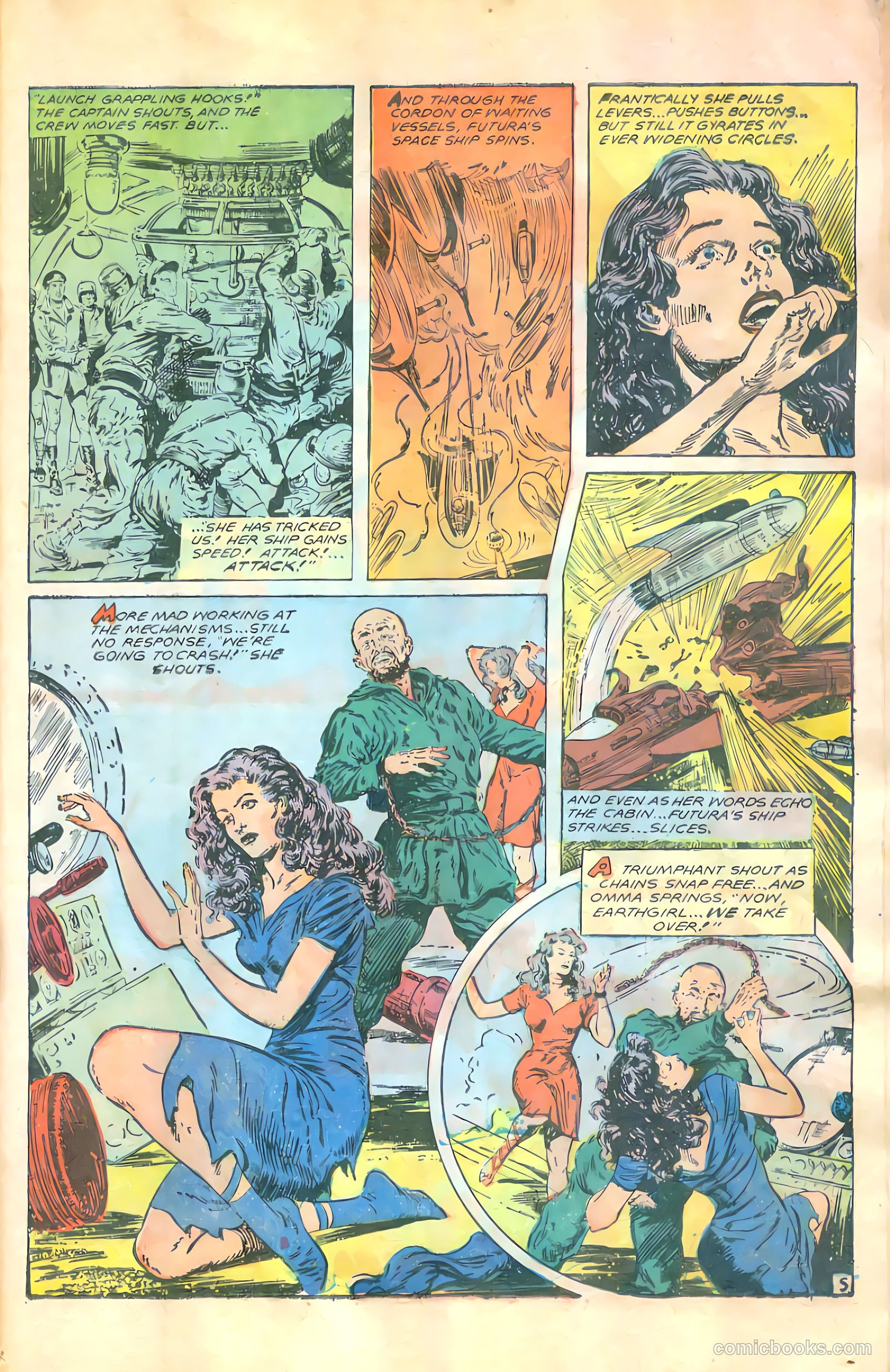 Planet Comics #58 (1949, Fiction House) — page 17 of 52
