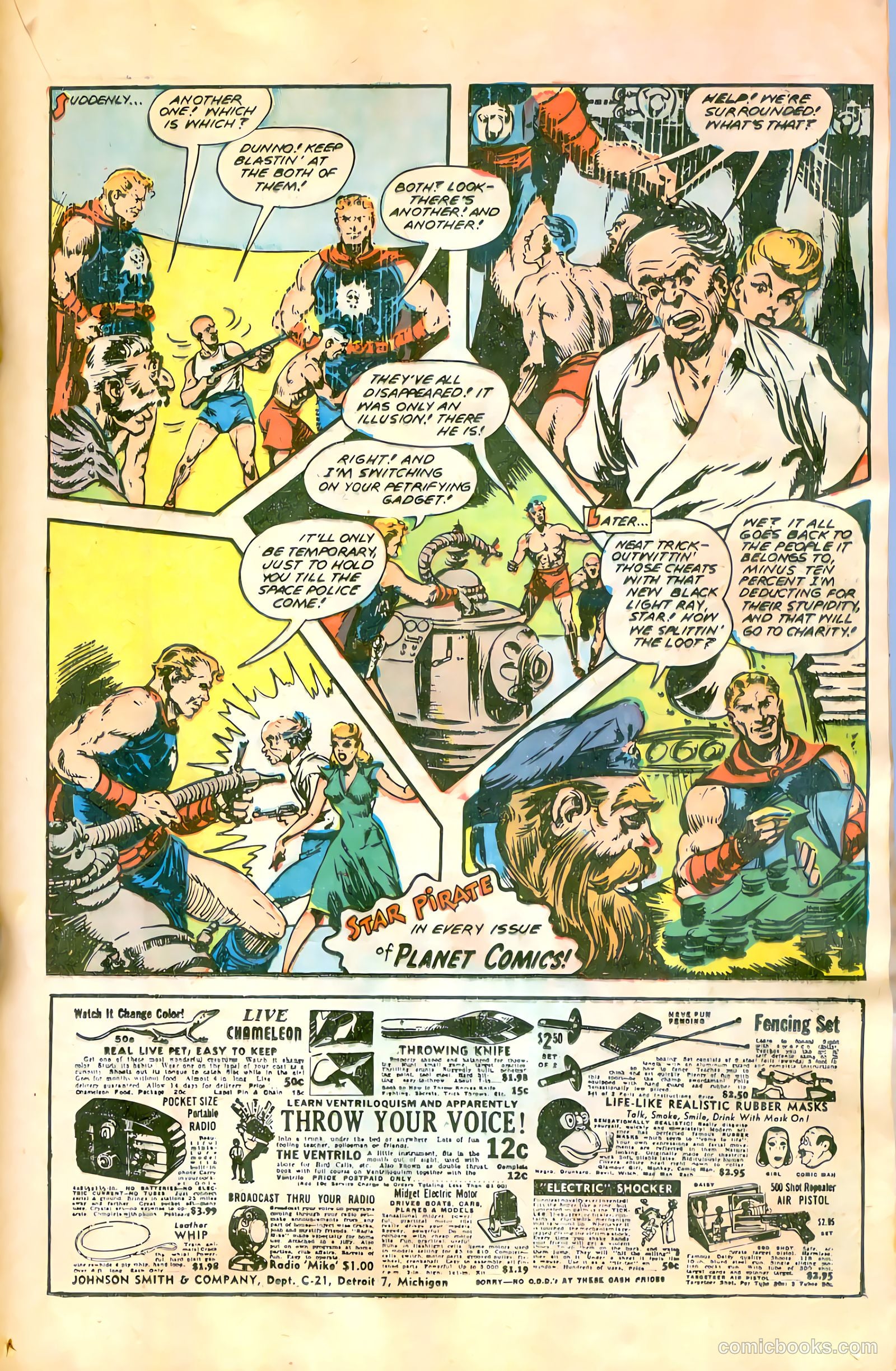 Planet Comics #58 (1949, Fiction House) — page 25 of 52