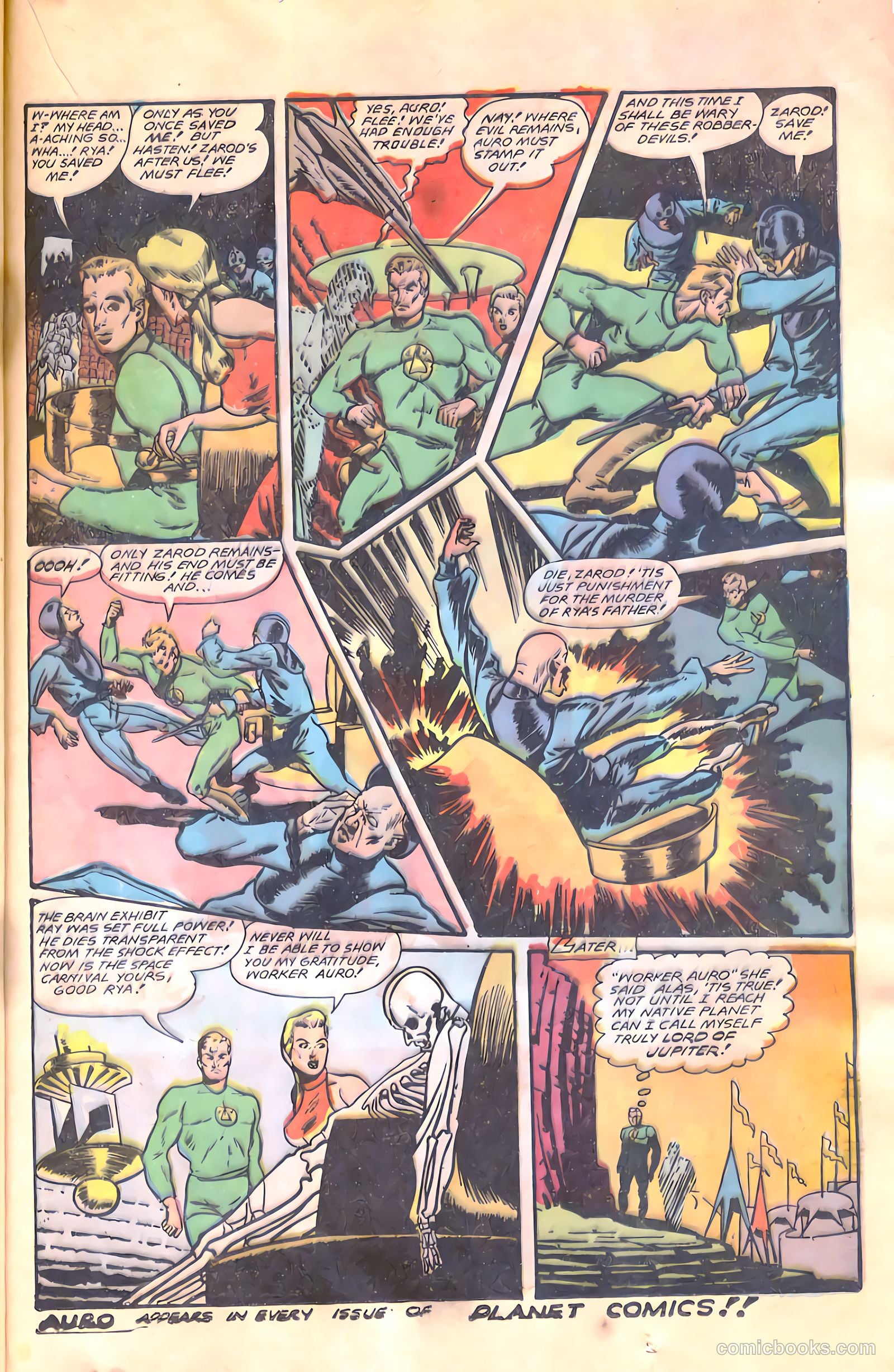 Planet Comics #58 (1949, Fiction House) — page 33 of 52