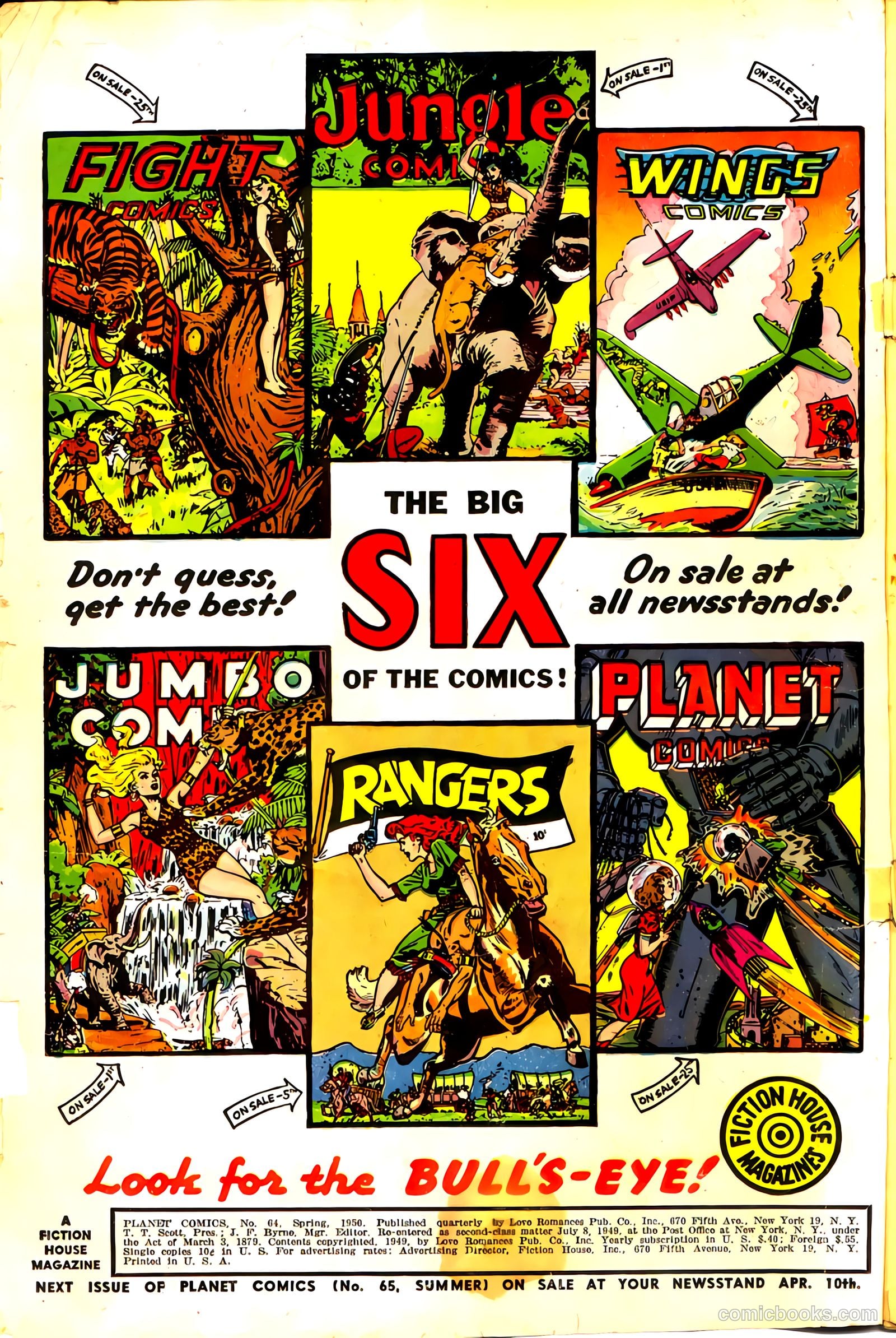 Planet Comics #64 (1950) — page 2 of 36