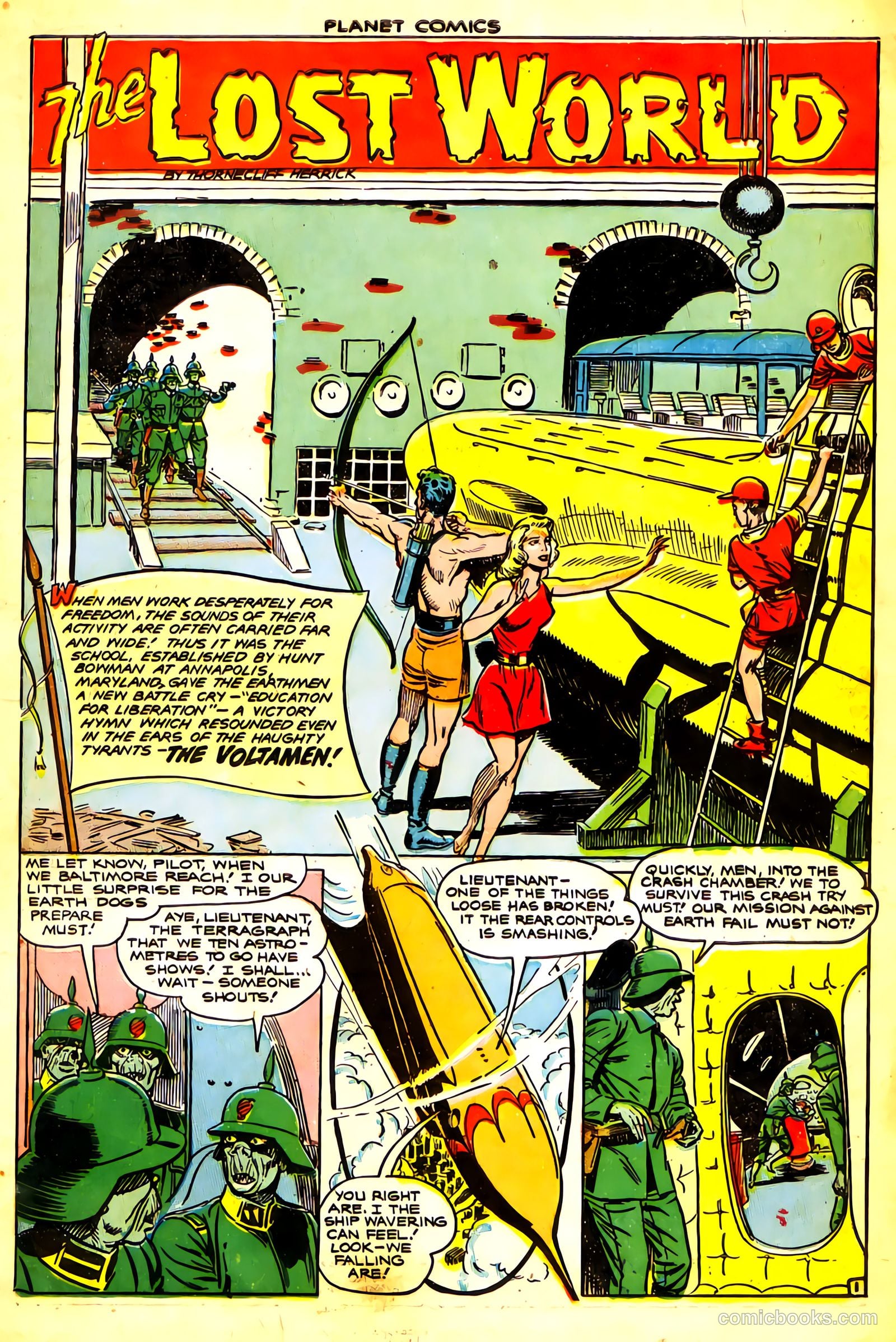 Planet Comics #64 (1950) — page 3 of 36