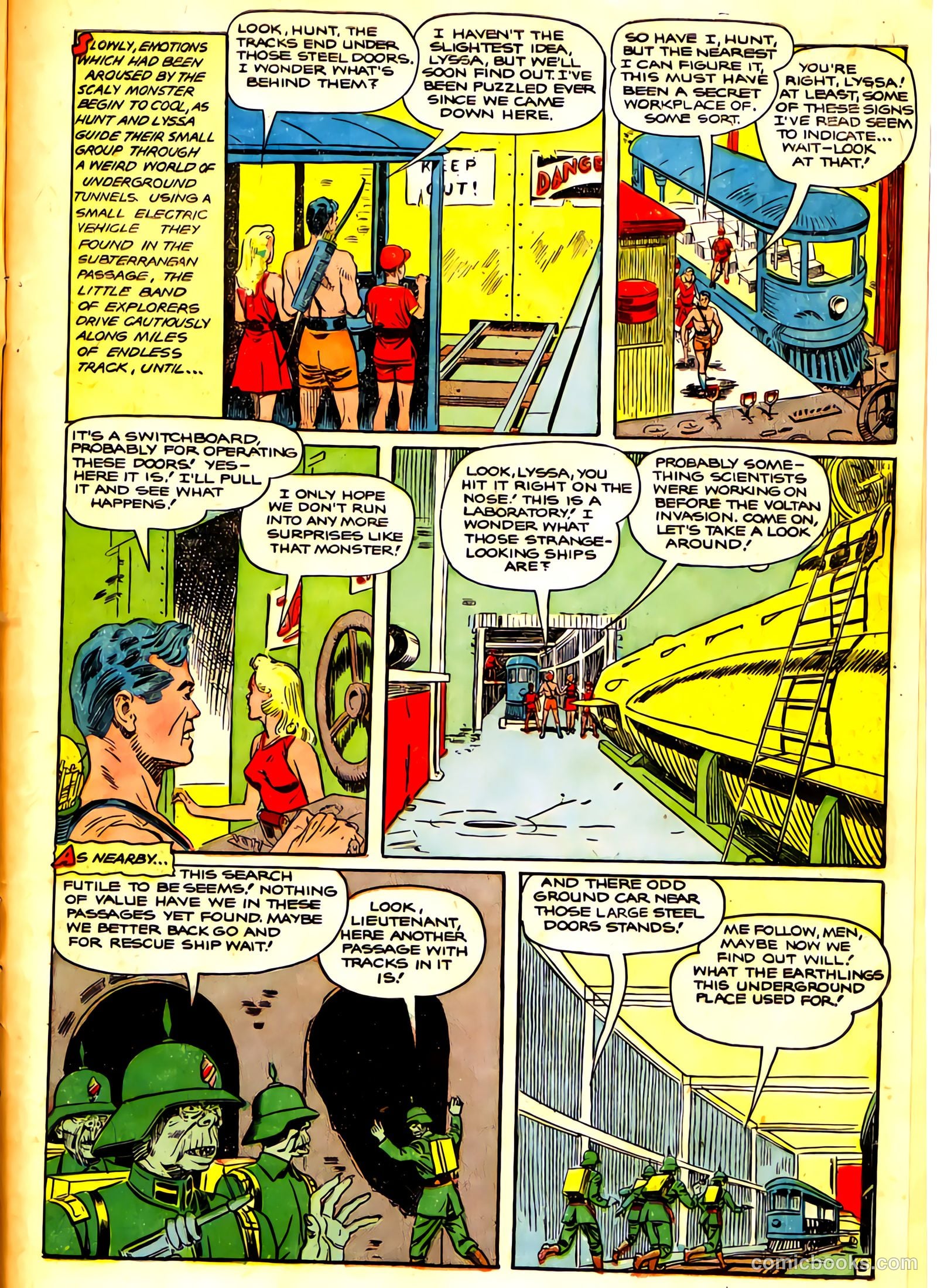 Planet Comics #64 (1950) — page 7 of 36