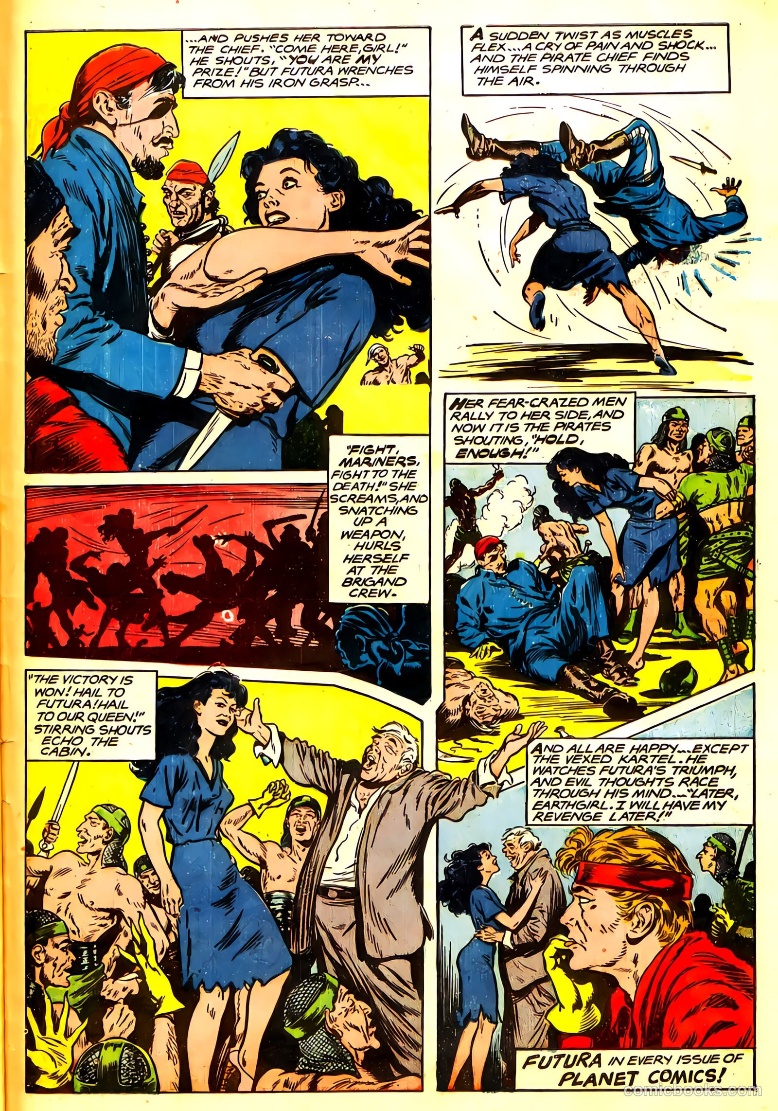 Planet Comics #64 (1950) — page 33 of 36
