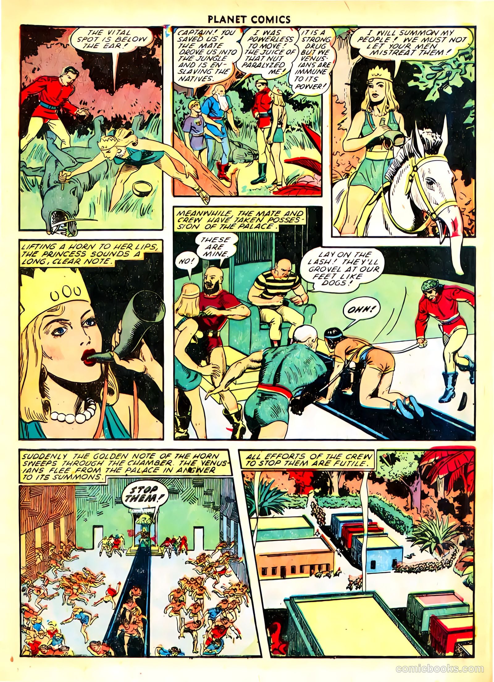 Planet Comics #66 (1951) — page 9 of 35