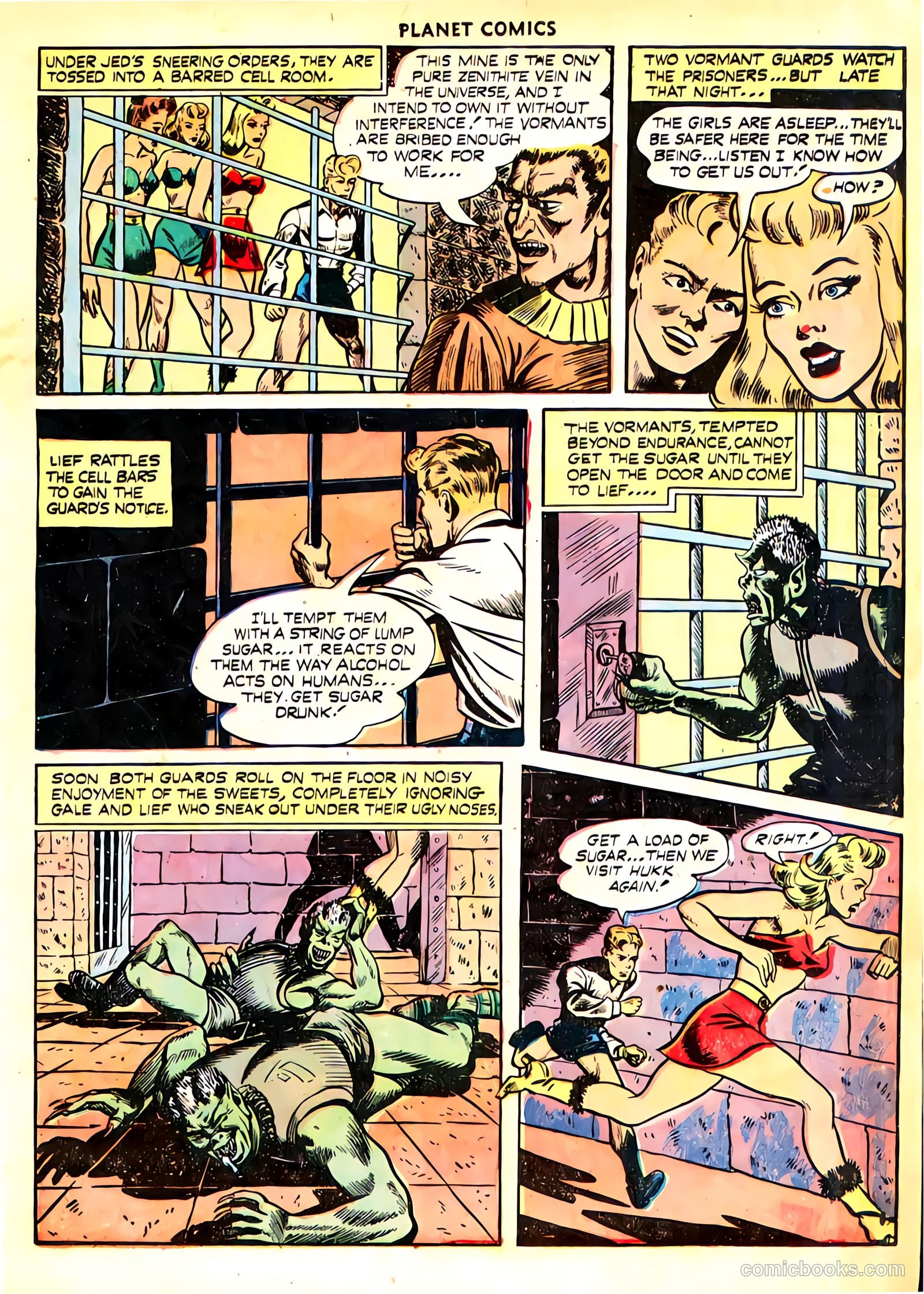 Planet Comics #66 (1951) — page 17 of 35