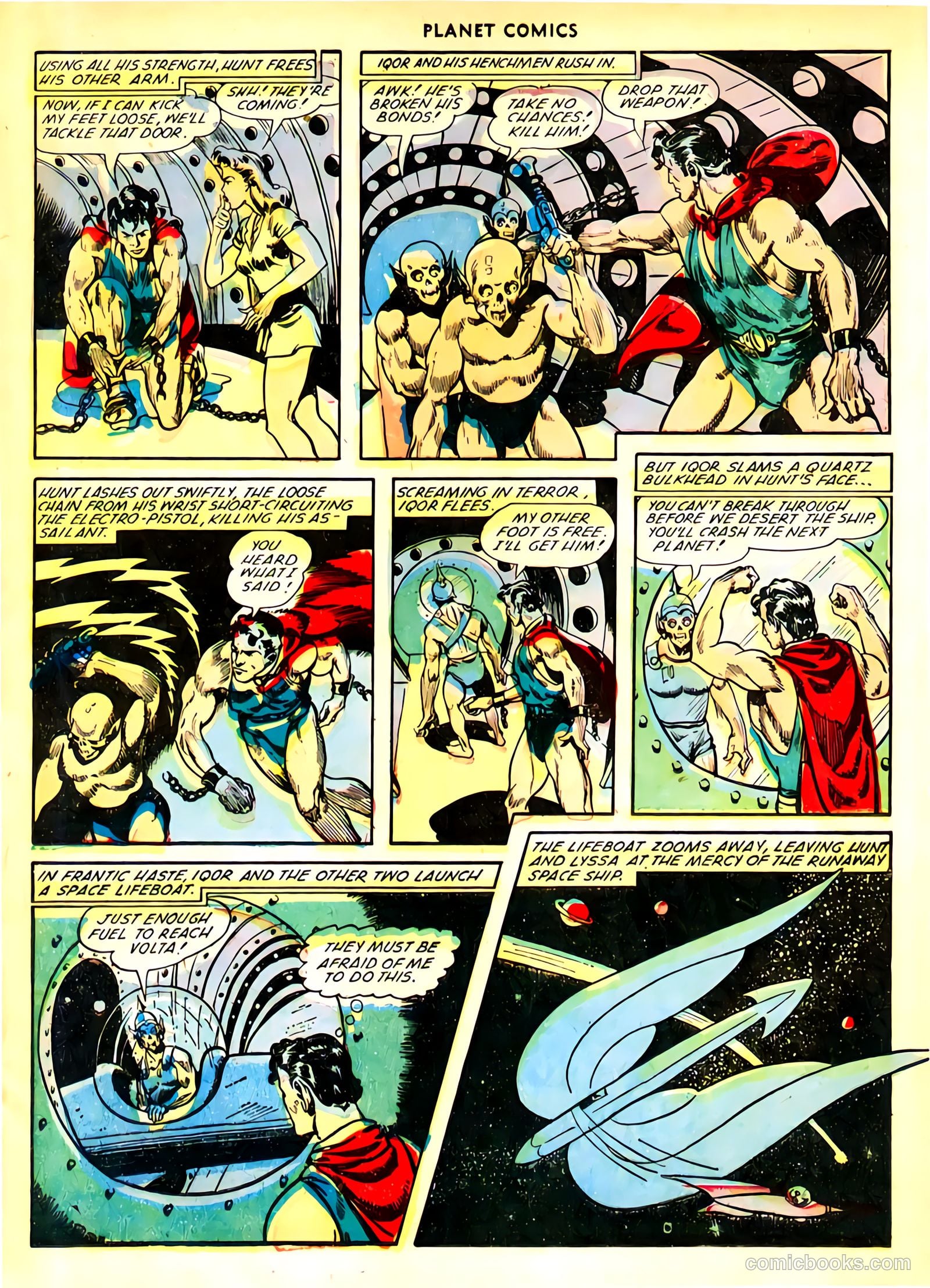 Planet Comics #66 (1951) — page 23 of 35