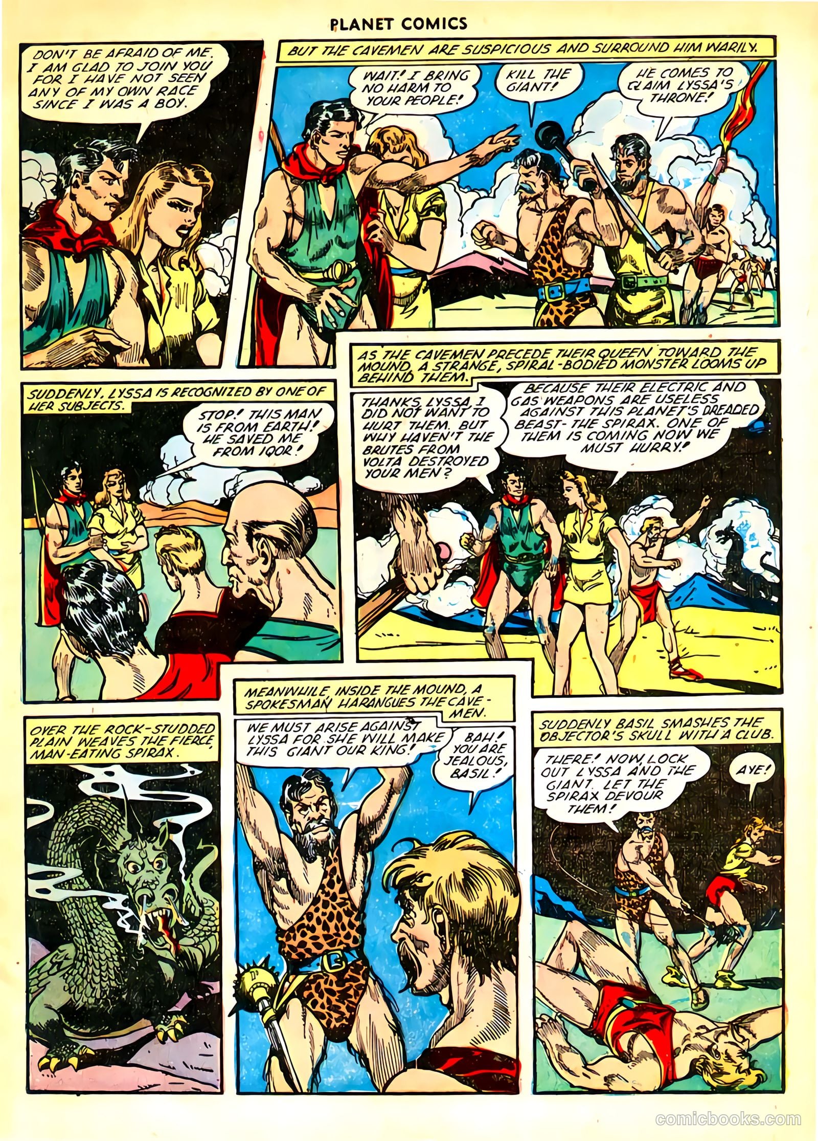 Planet Comics #66 (1951) — page 25 of 35