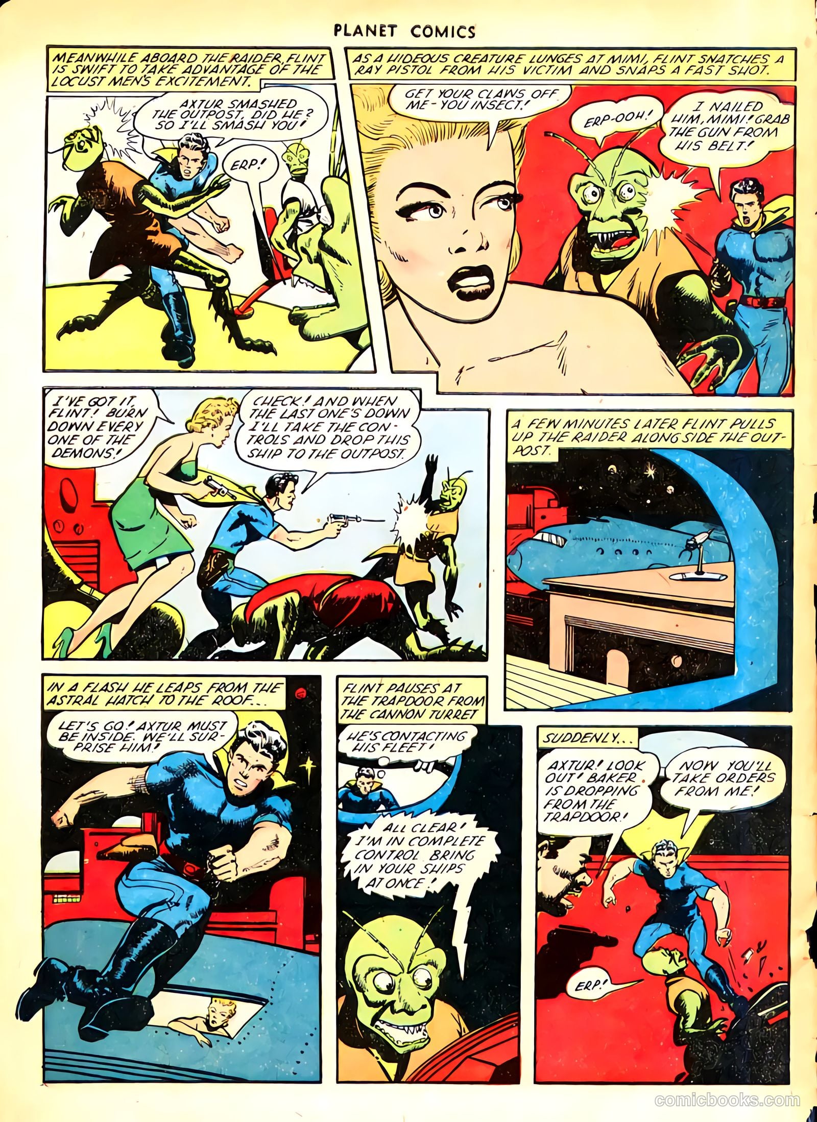 Planet Comics #66 (1951) — page 32 of 35