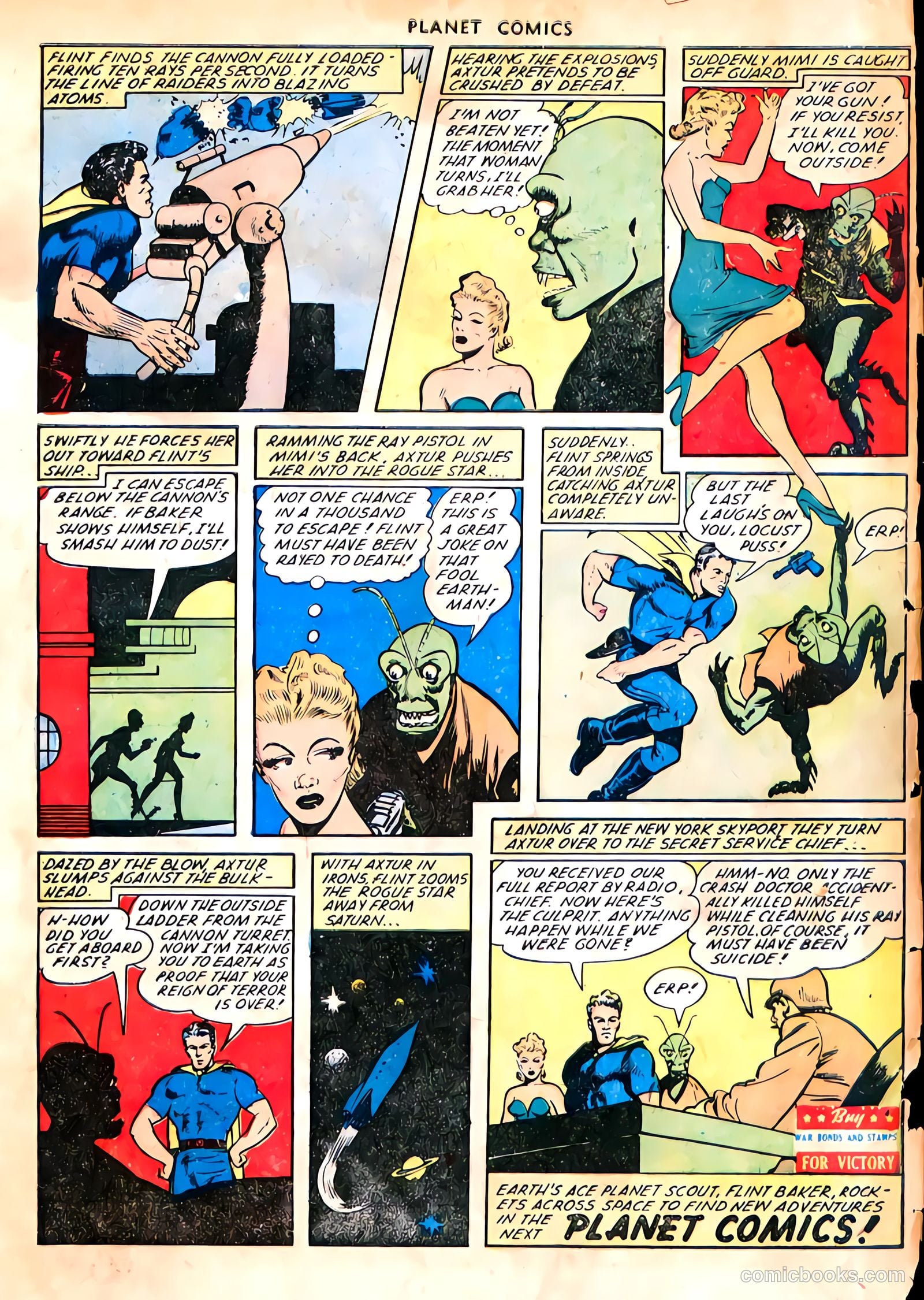 Planet Comics #66 (1951) — page 34 of 35
