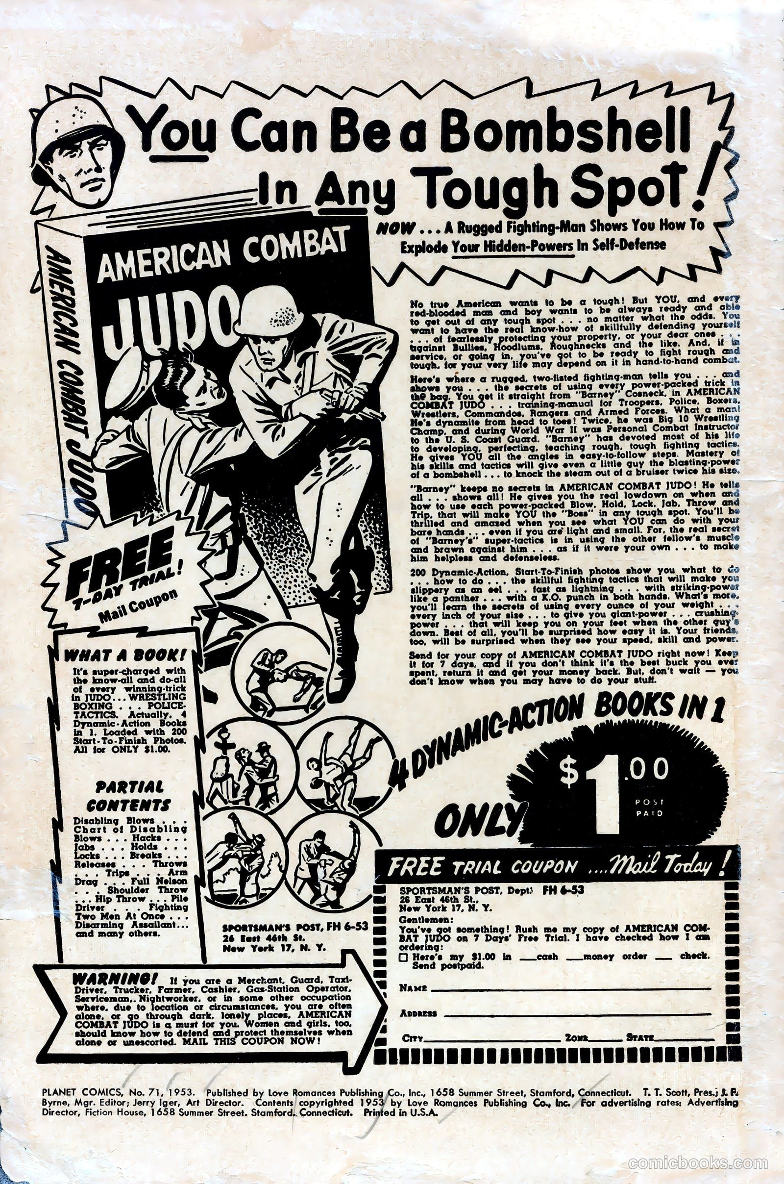 Planet Comics #71 (1953) — page 2