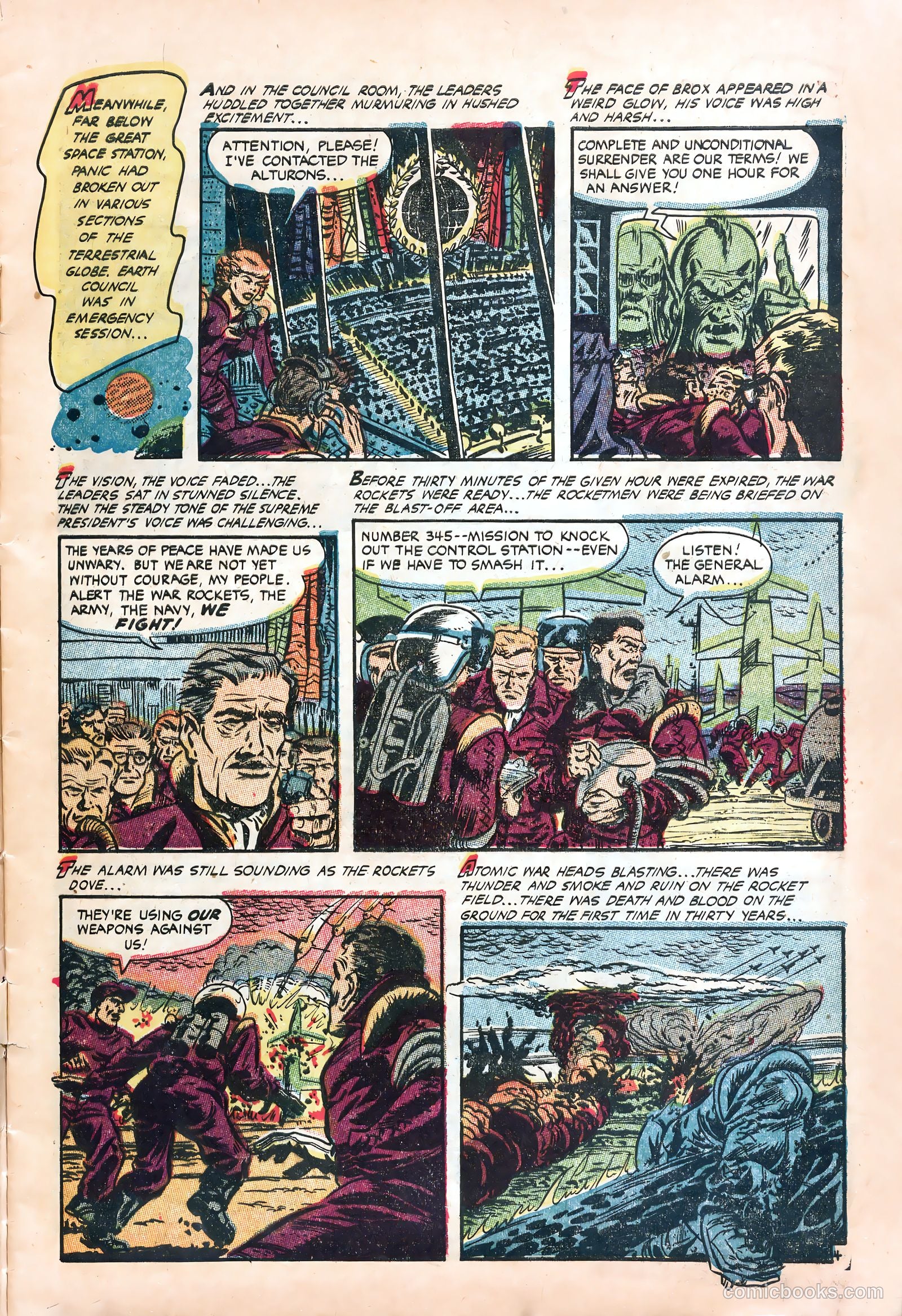 Planet Comics #71 (1953) — page 7