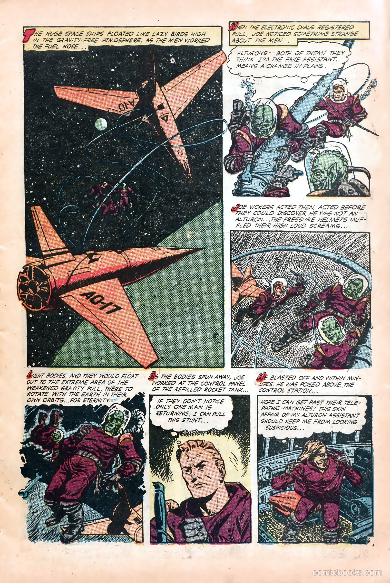 Planet Comics #71 (1953) — page 9