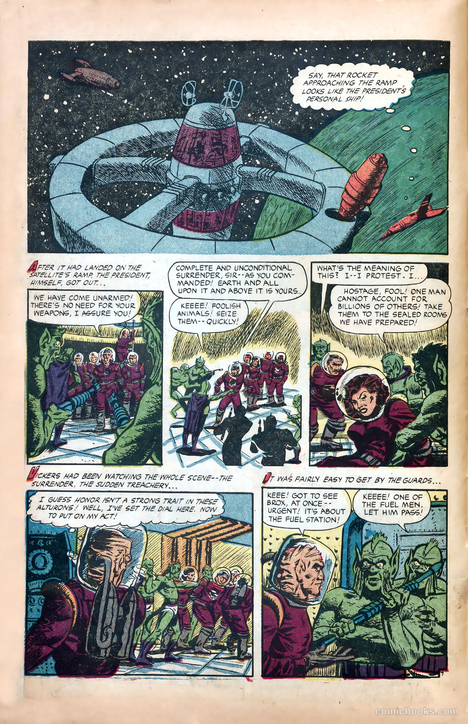 Planet Comics #71 (1953) — page 10