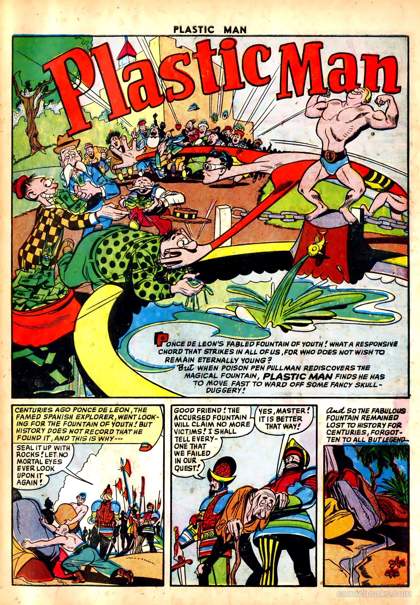 Plastic Man #23 (1950) — page 3 of 36