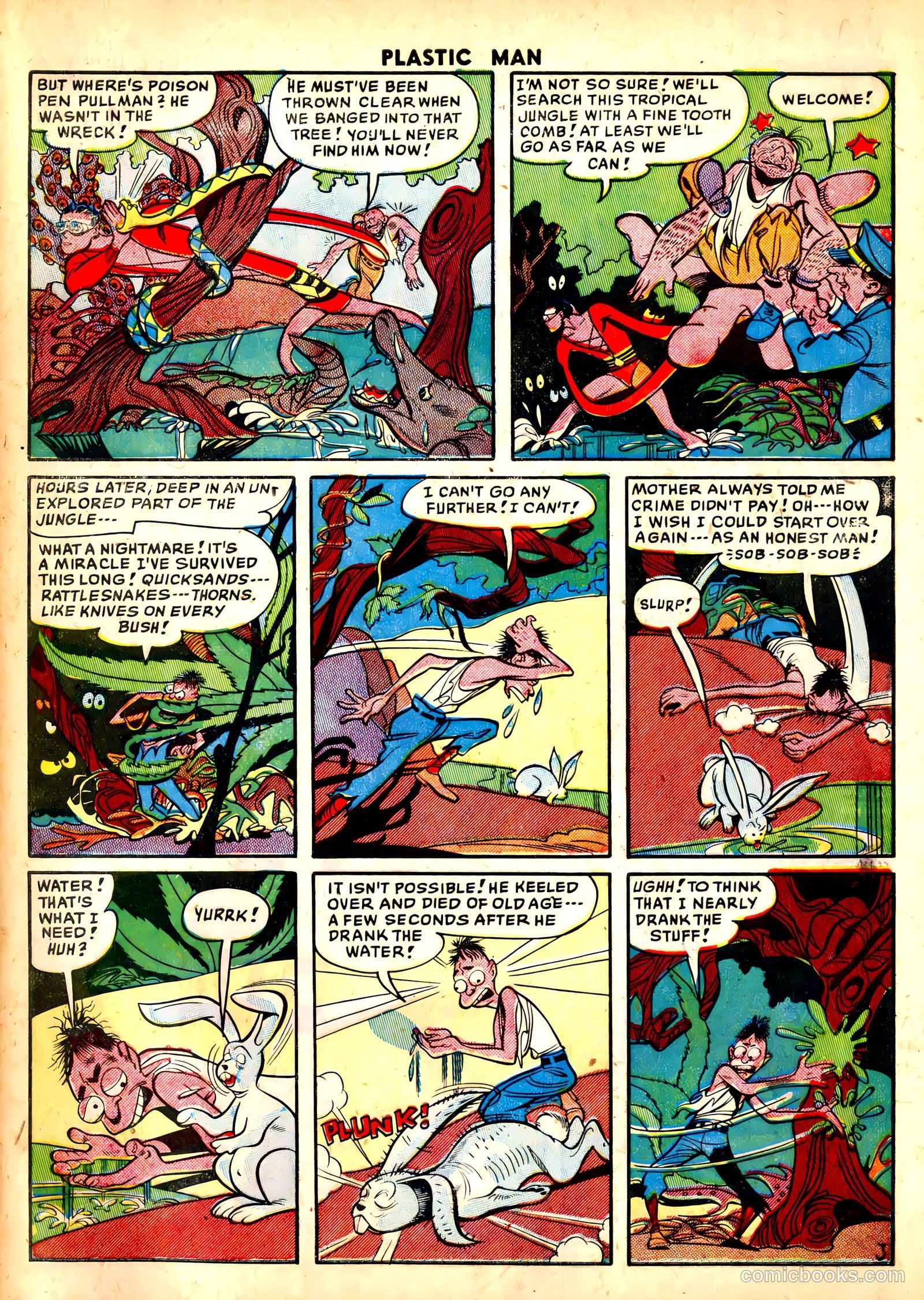 Plastic Man #23 (1950) — page 5 of 36