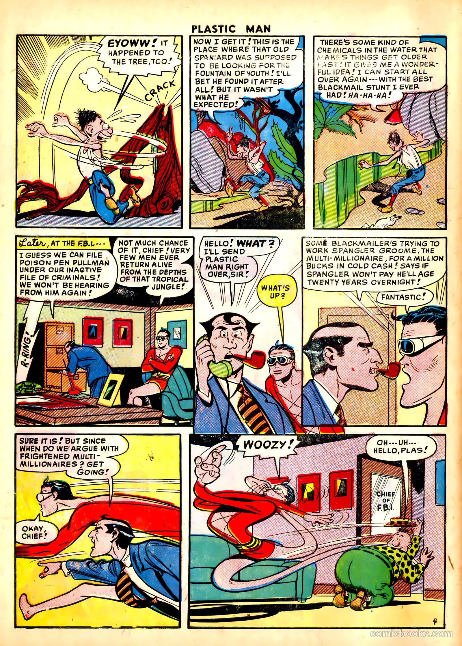 Plastic Man #23 (1950) — page 6 of 36