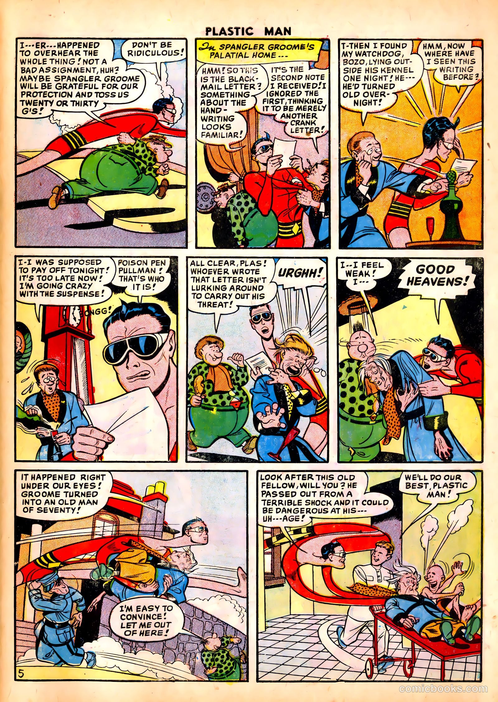 Plastic Man #23 (1950) — page 7 of 36