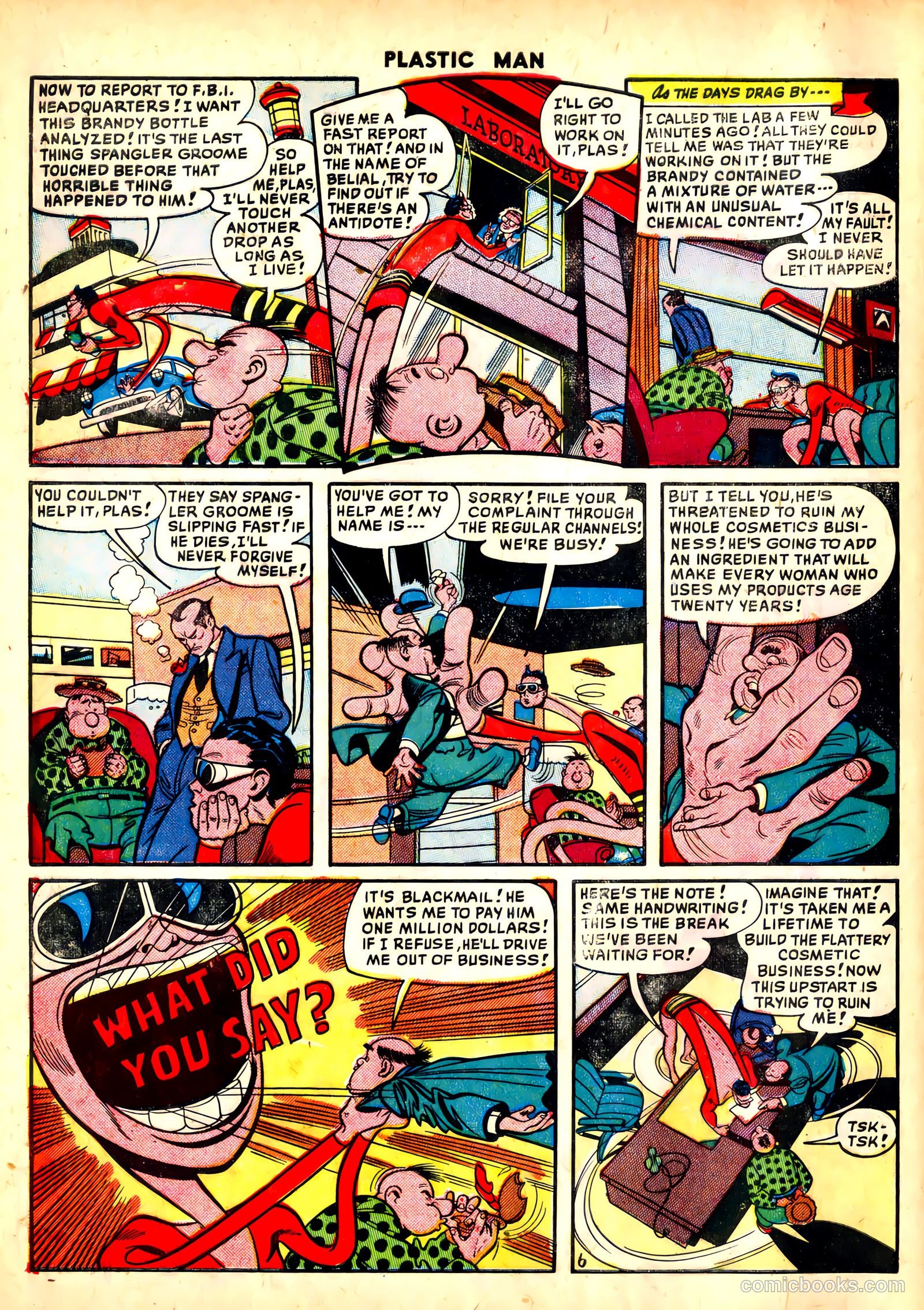 Plastic Man #23 (1950) — page 8 of 36