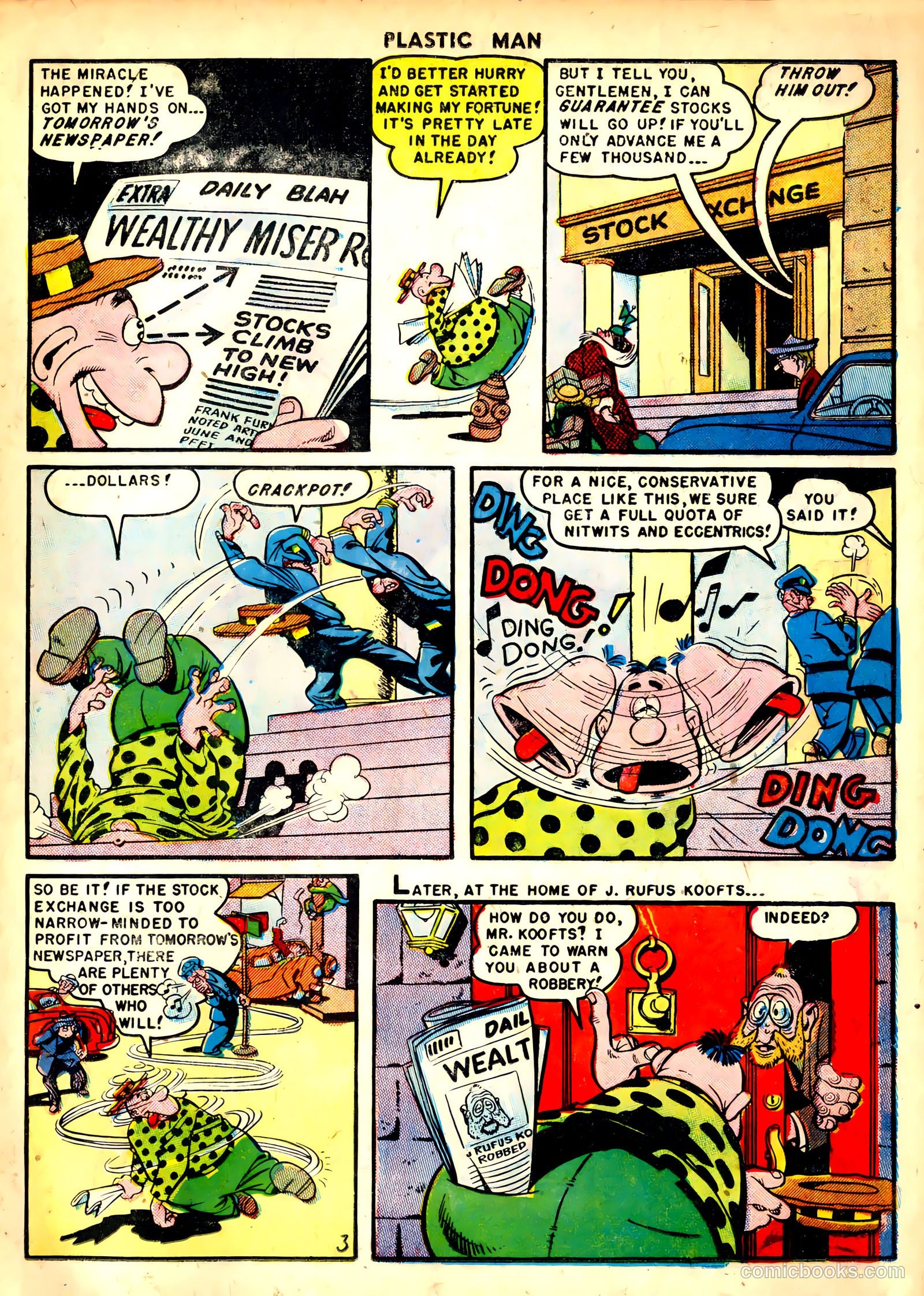 Plastic Man #23 (1950) — page 15 of 36