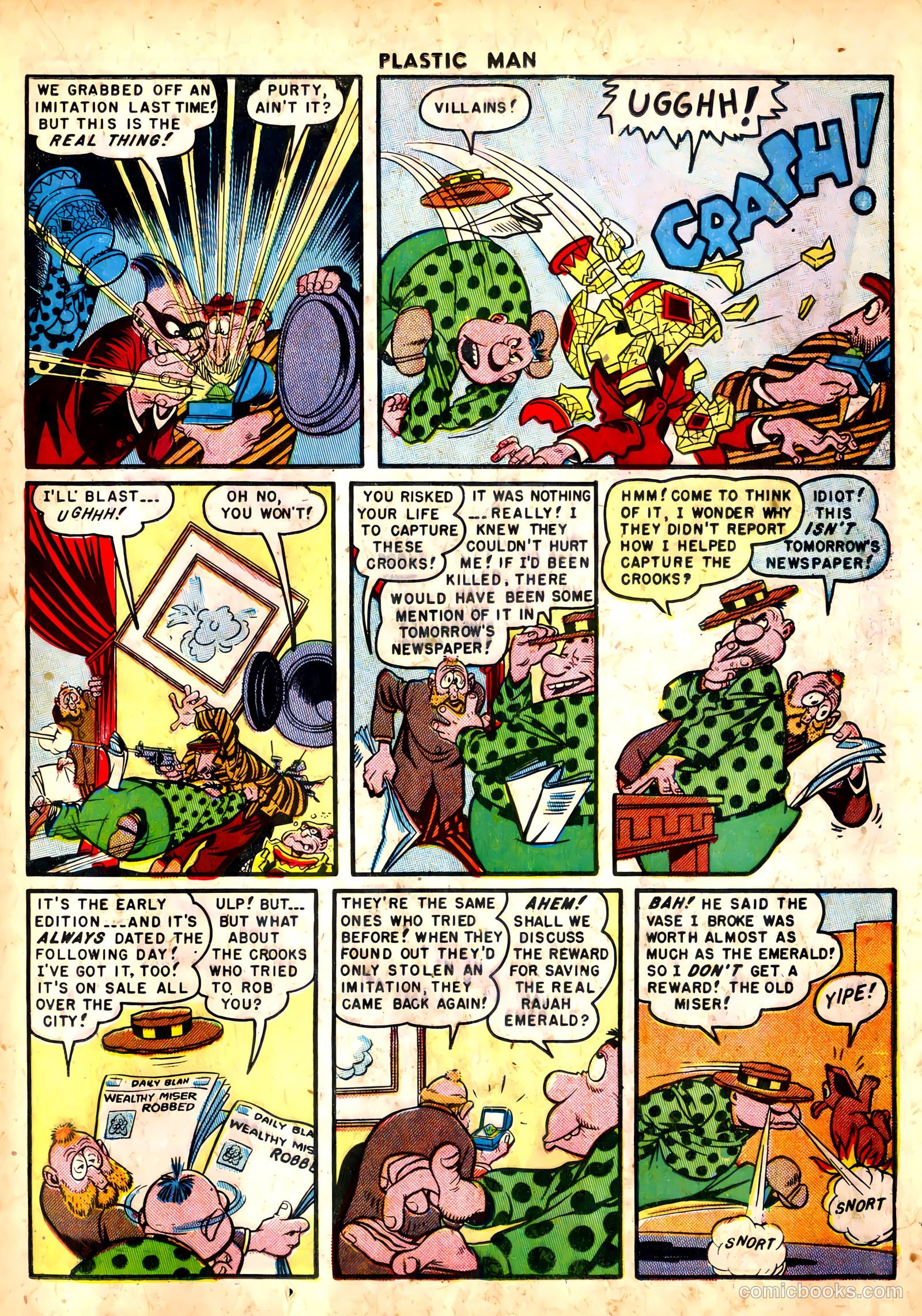 Plastic Man #23 (1950) — page 17 of 36