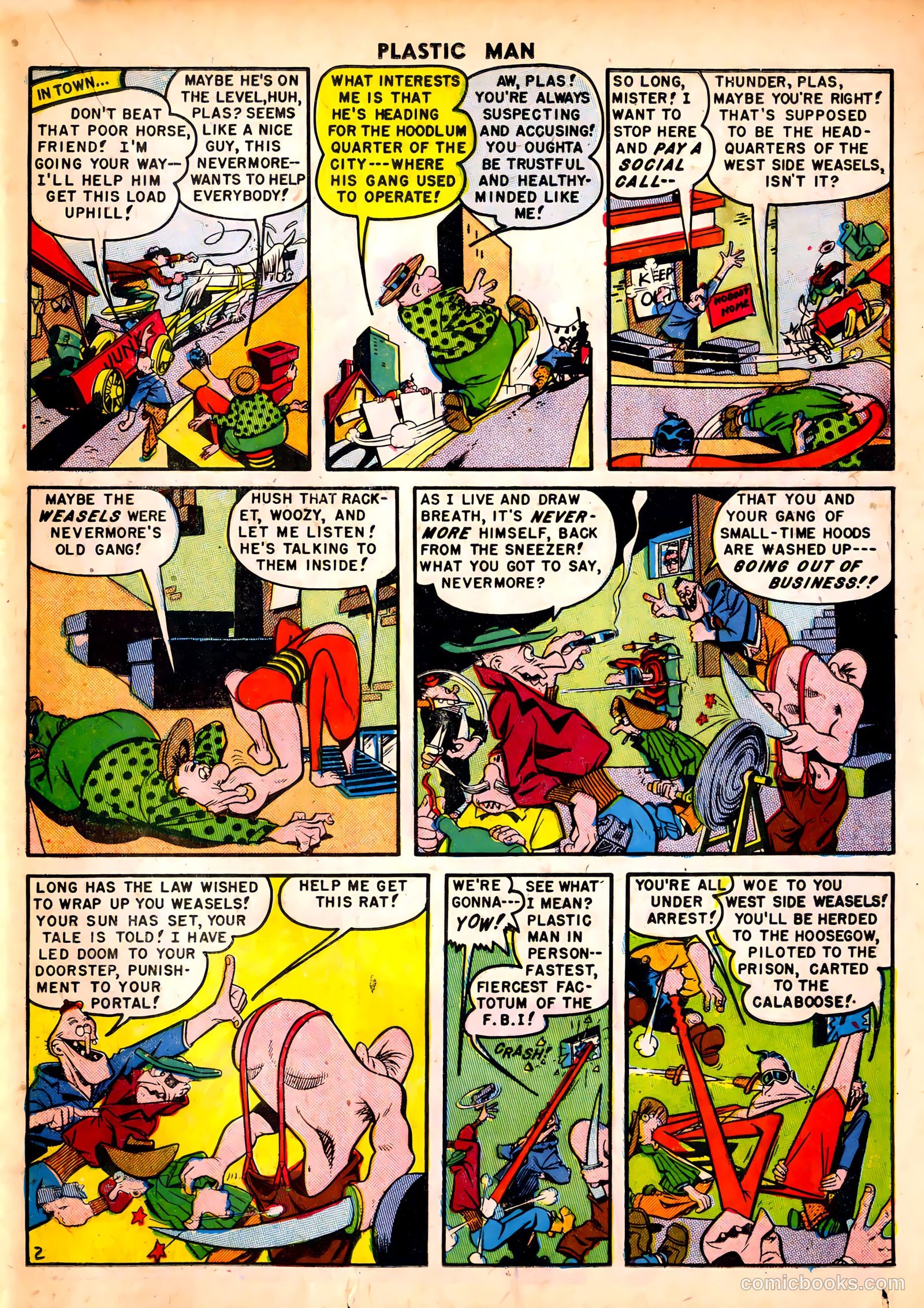 Plastic Man #23 (1950) — page 19 of 36