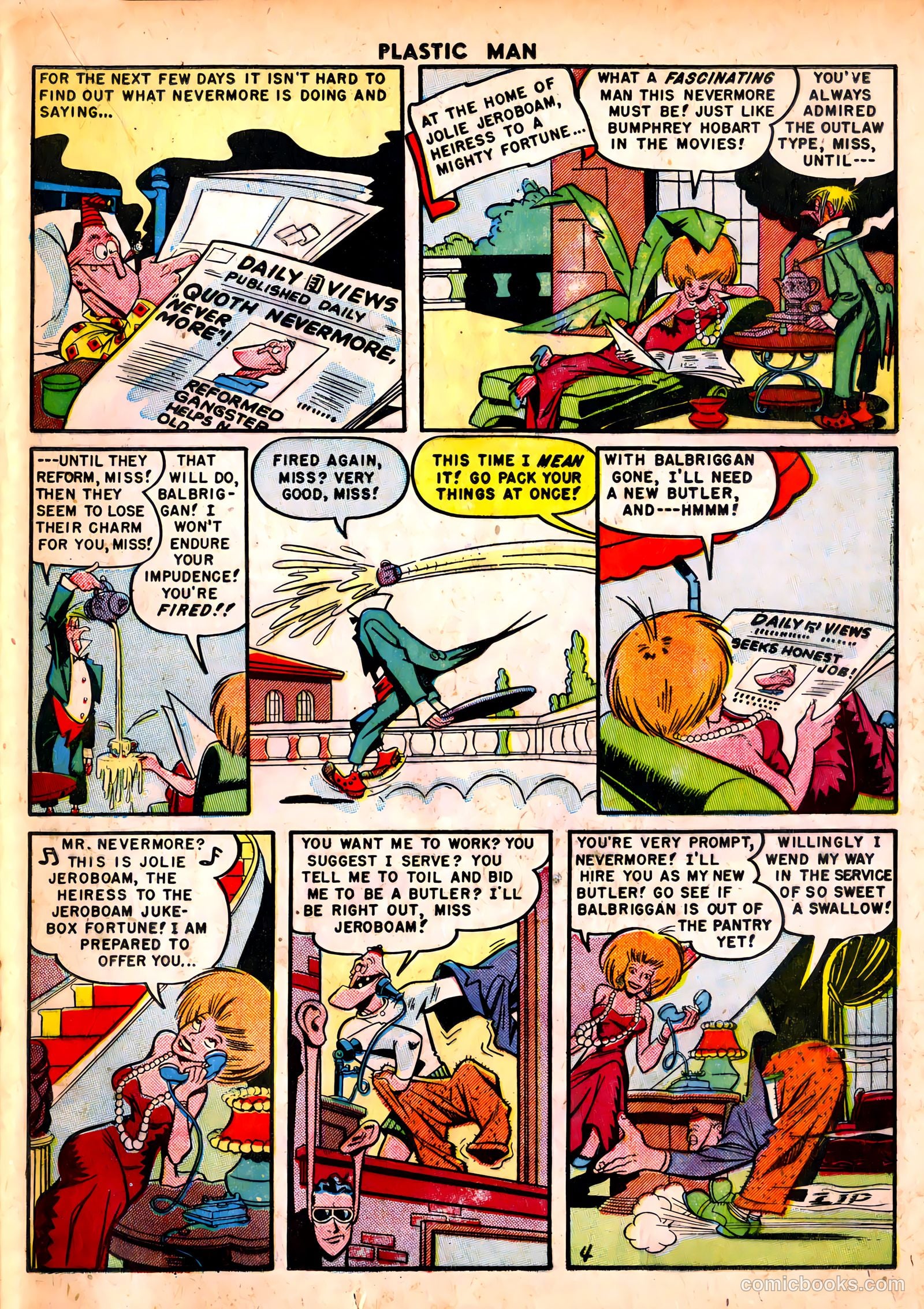 Plastic Man #23 (1950) — page 21 of 36