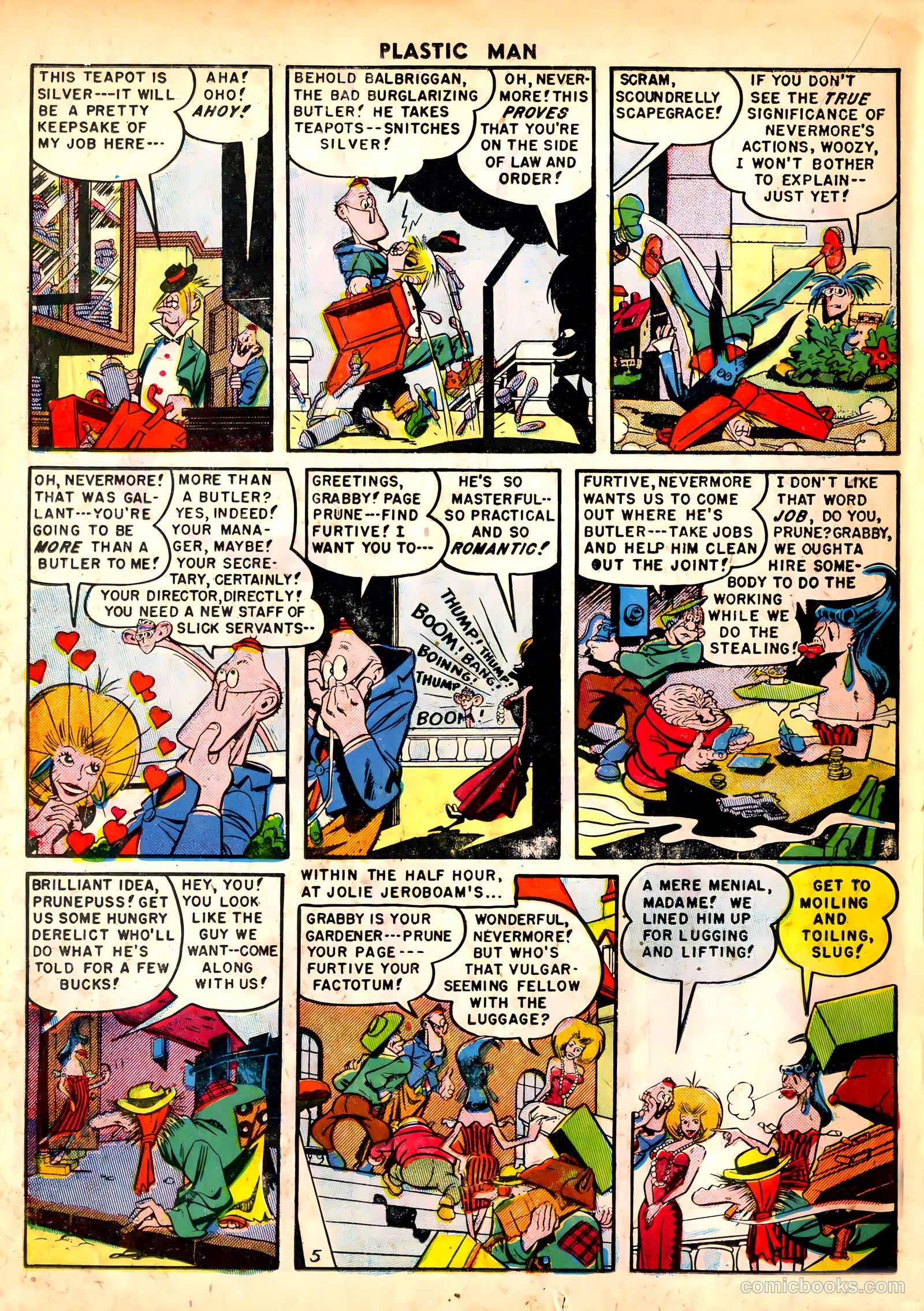 Plastic Man #23 (1950) — page 22 of 36
