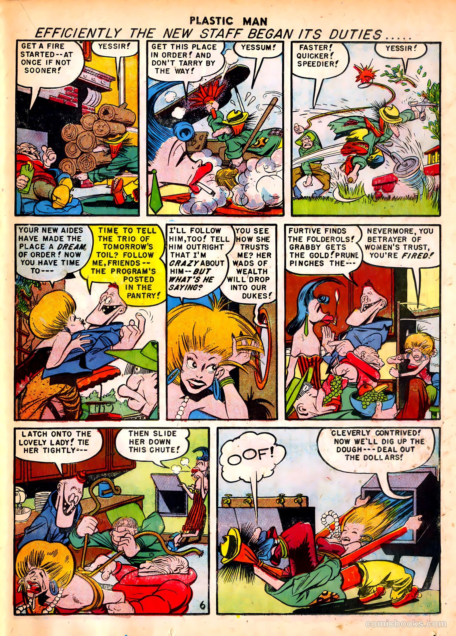 Plastic Man #23 (1950) — page 23 of 36