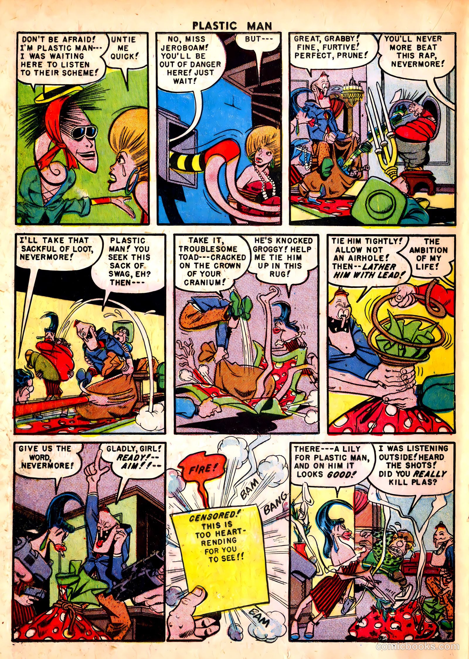 Plastic Man #23 (1950) — page 24 of 36
