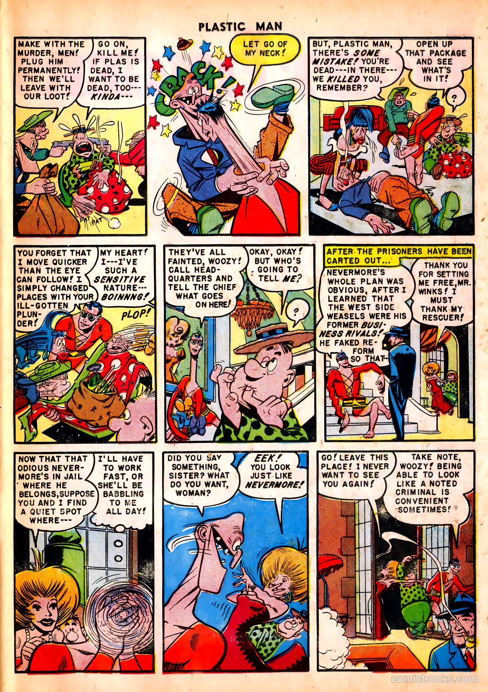 Plastic Man #23 (1950) — page 25 of 36