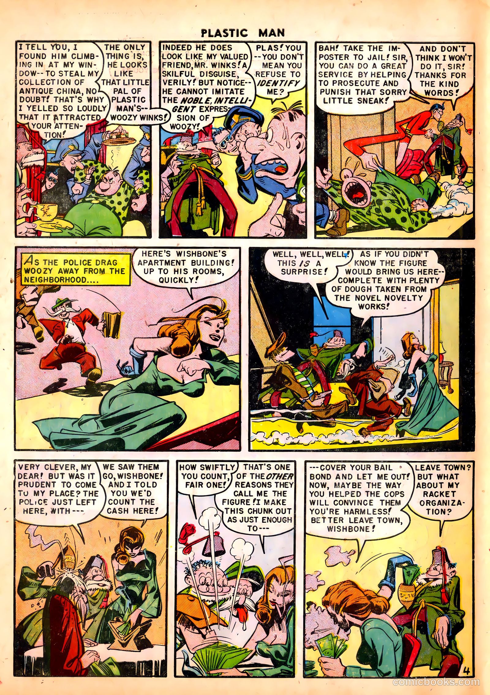 Plastic Man #23 (1950) — page 30 of 36