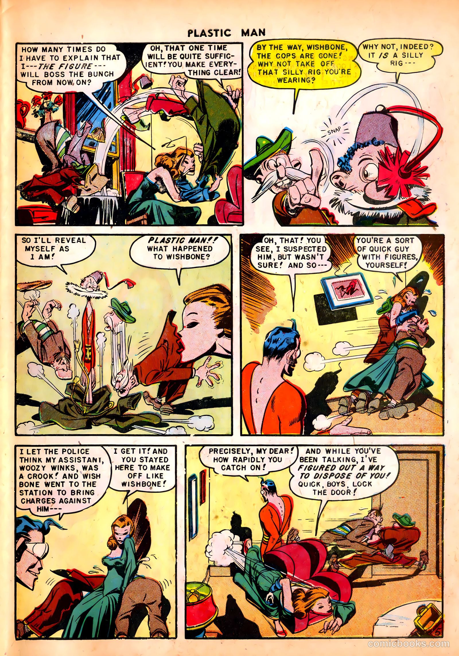 Plastic Man #23 (1950) — page 31 of 36