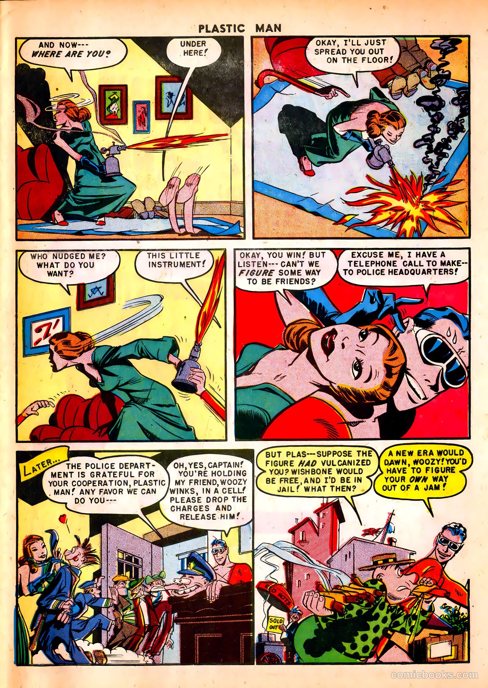 Plastic Man #23 (1950) — page 33 of 36