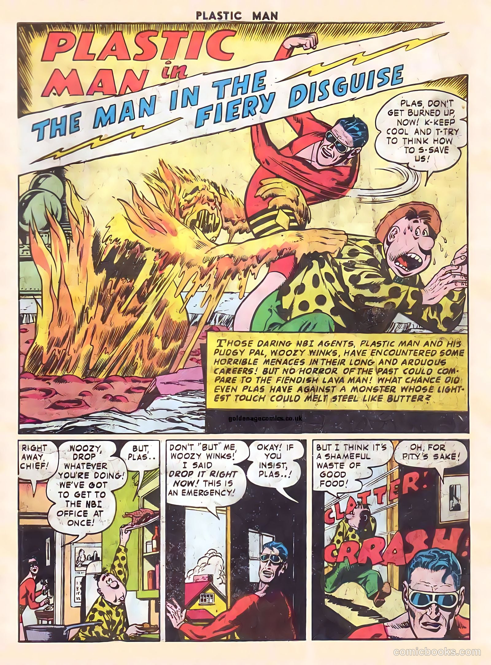 Plastic Man #60 (1956) — page 3 of 36