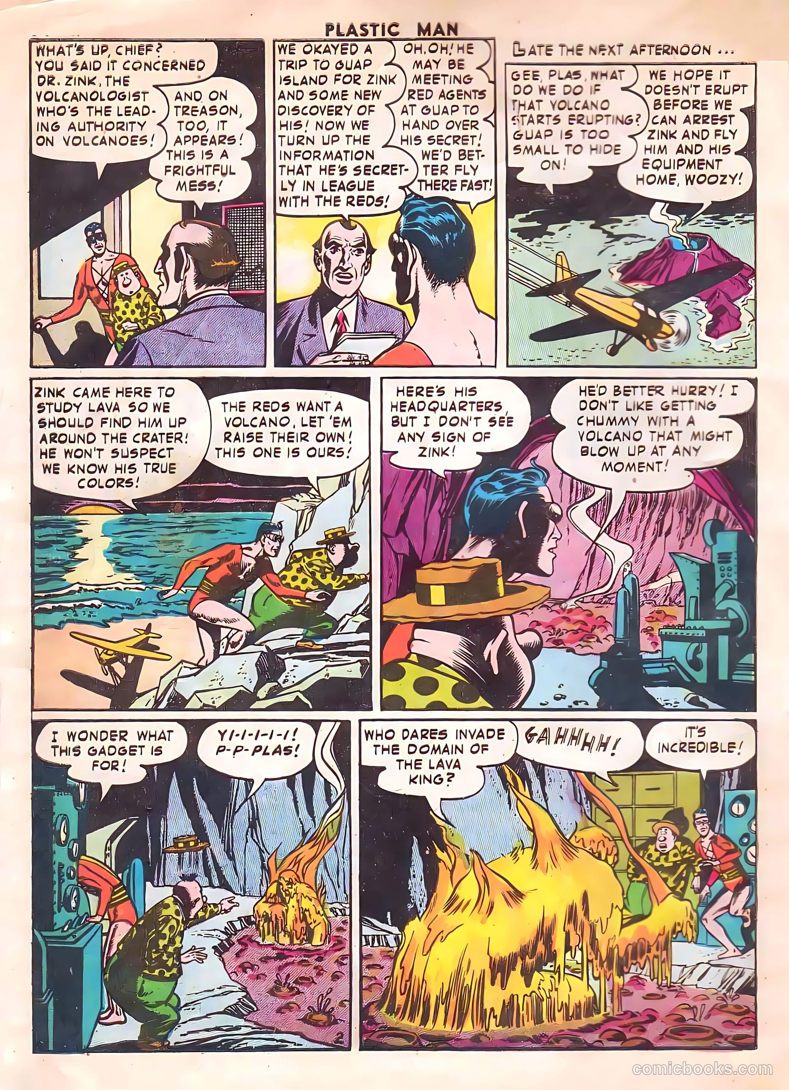 Plastic Man #60 (1956) — page 4 of 36