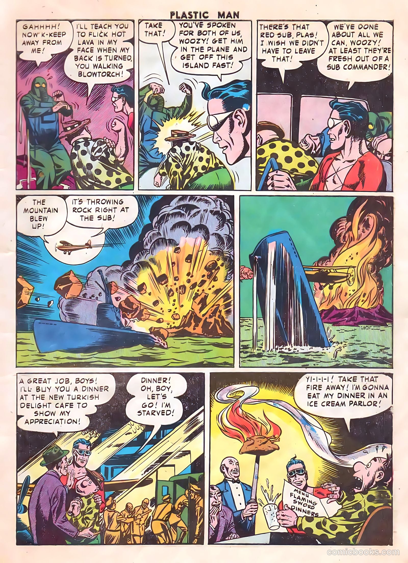 Plastic Man #60 (1956) — page 9 of 36